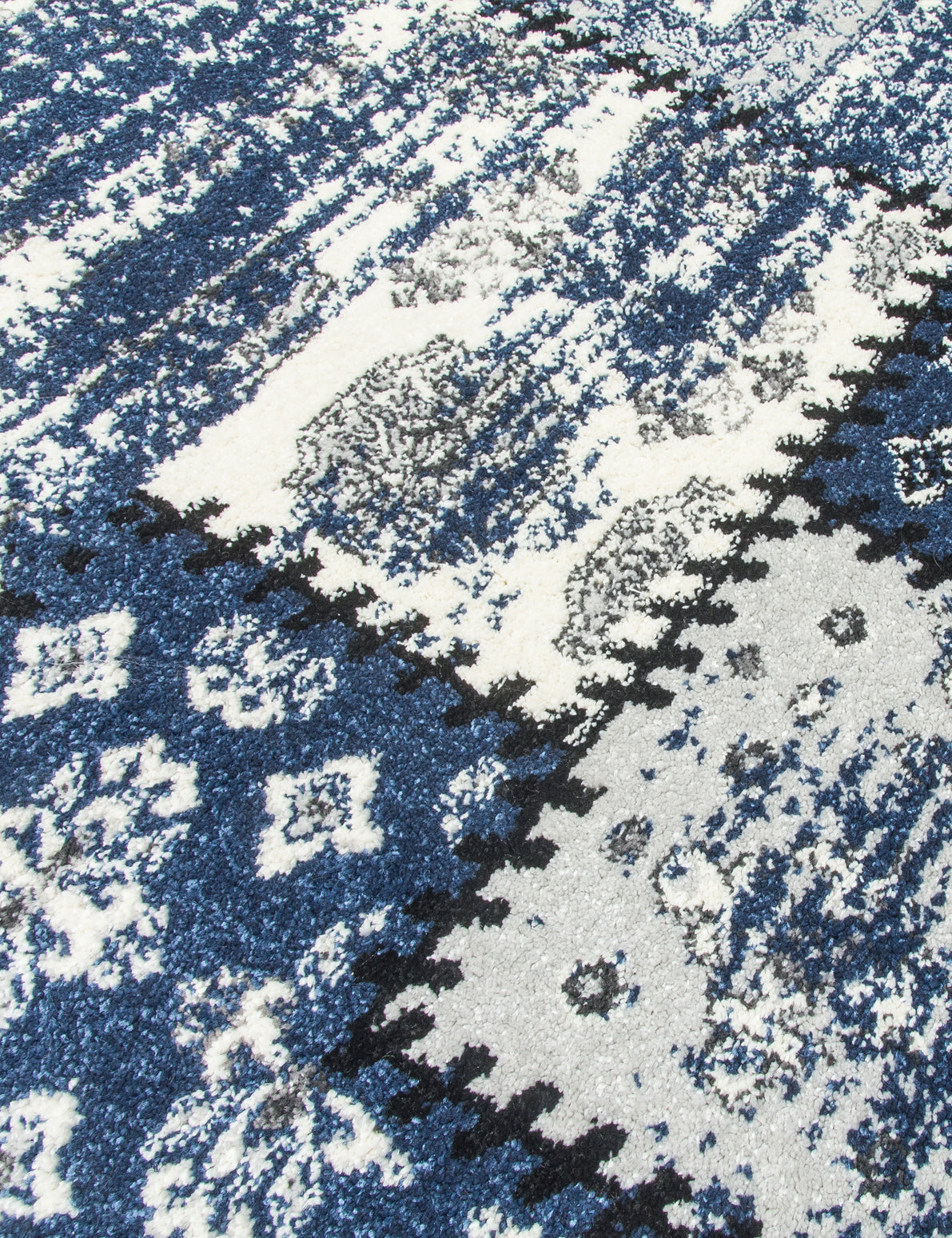Antika Patchwork Navy Rug
