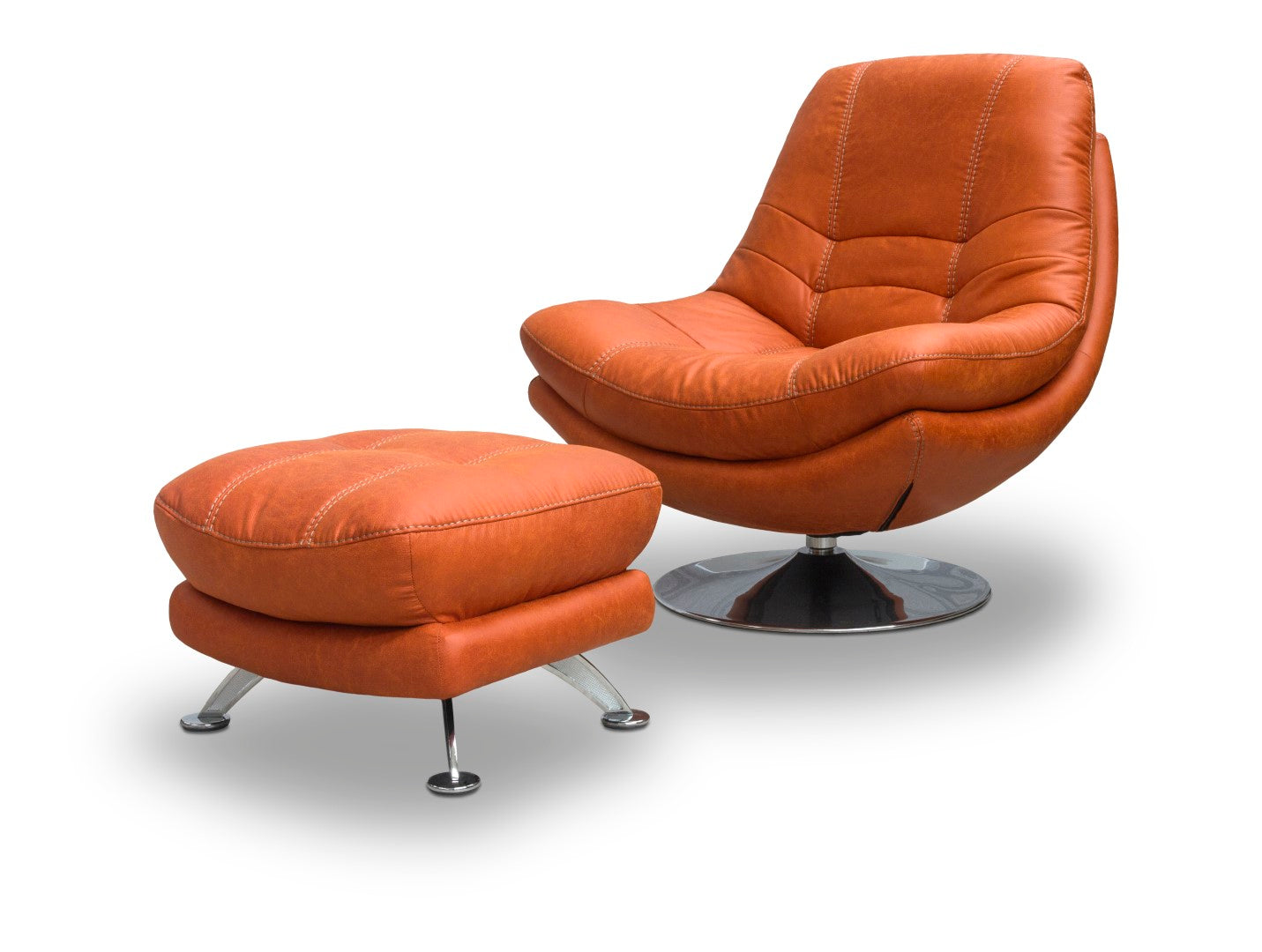 Axis Swivel Chairs Pumpkin Fabric