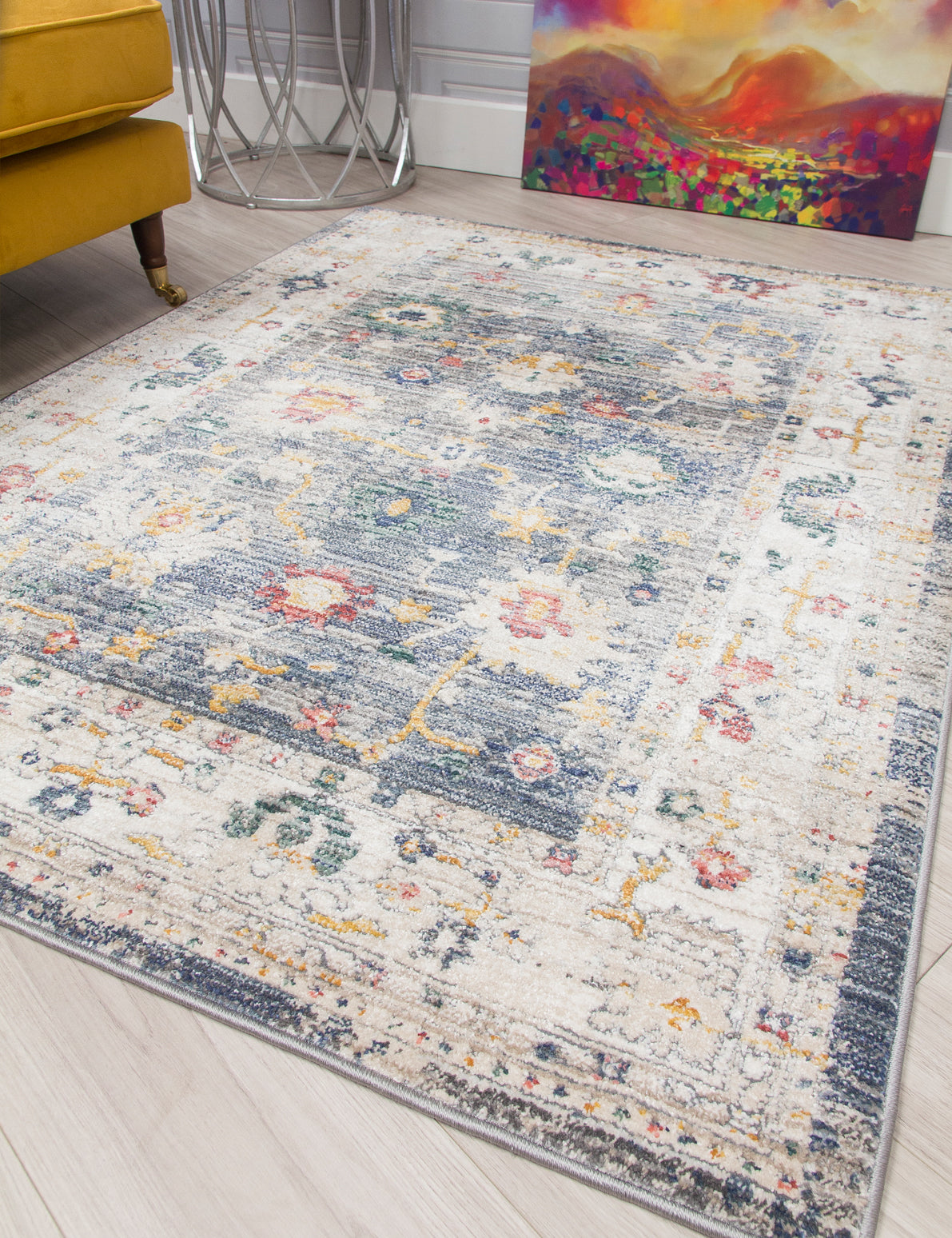 Boho Vesta Grey Rugs