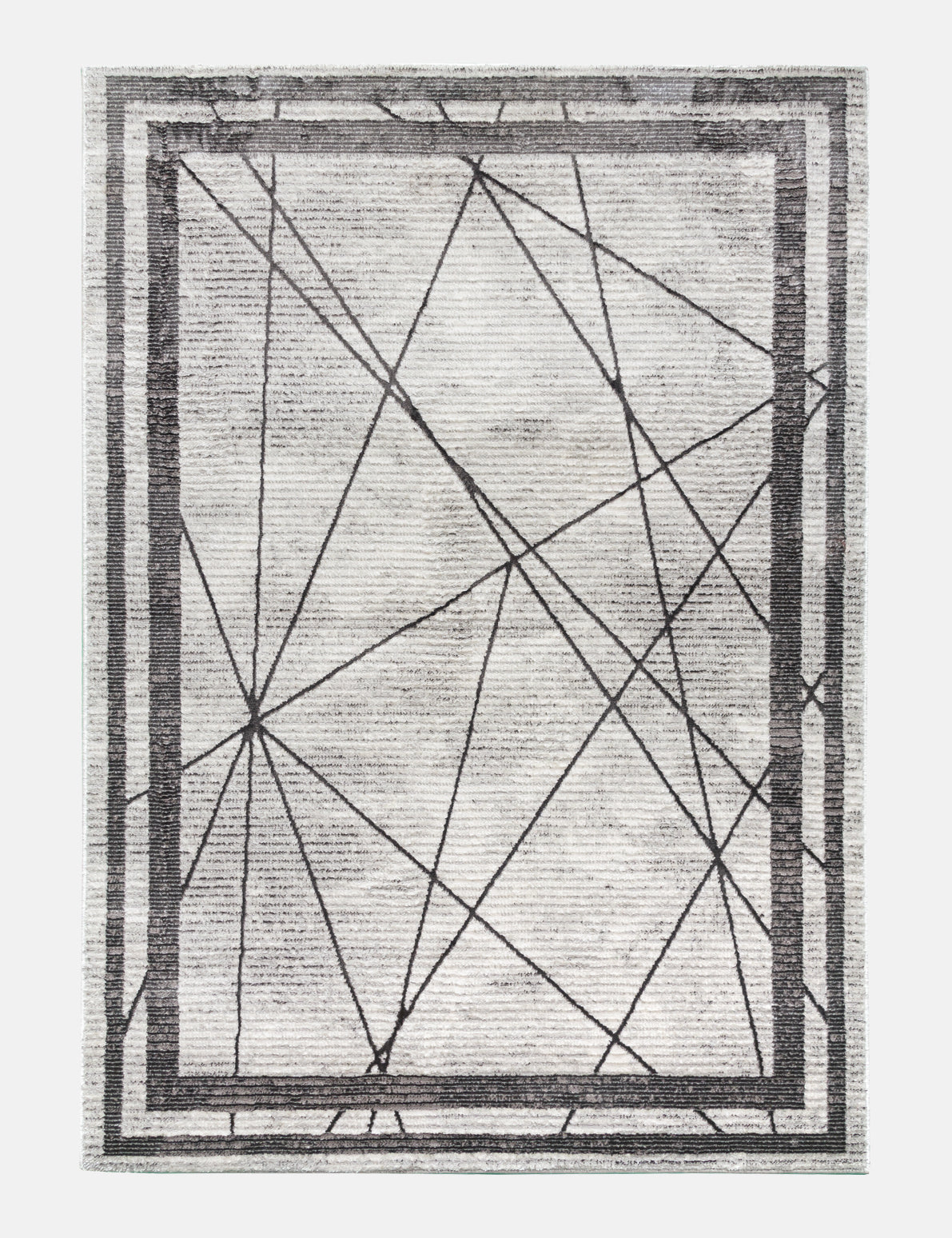 Glitz Art Deco Grey Rugs