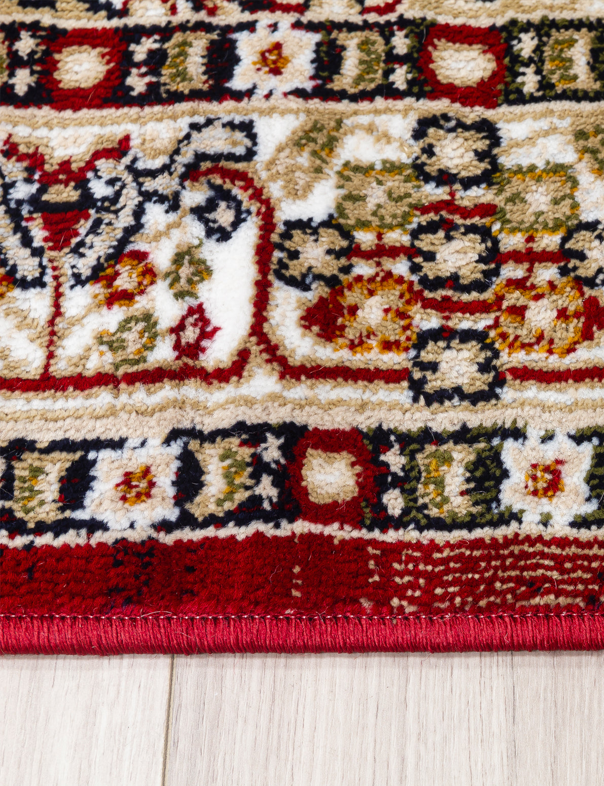 Aziza Medallion Red Patterned Rugs