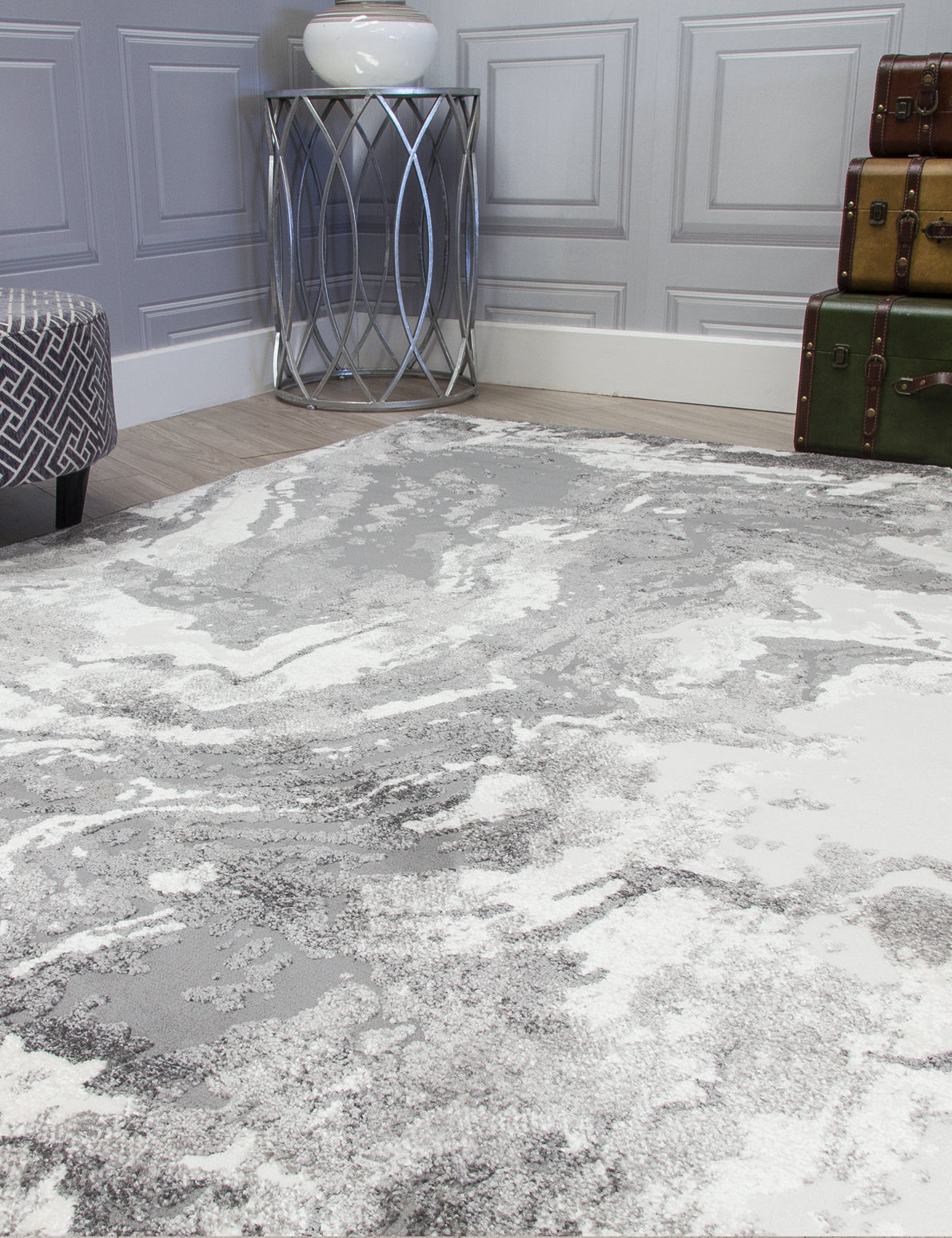 Casino Marble Grey Rugs