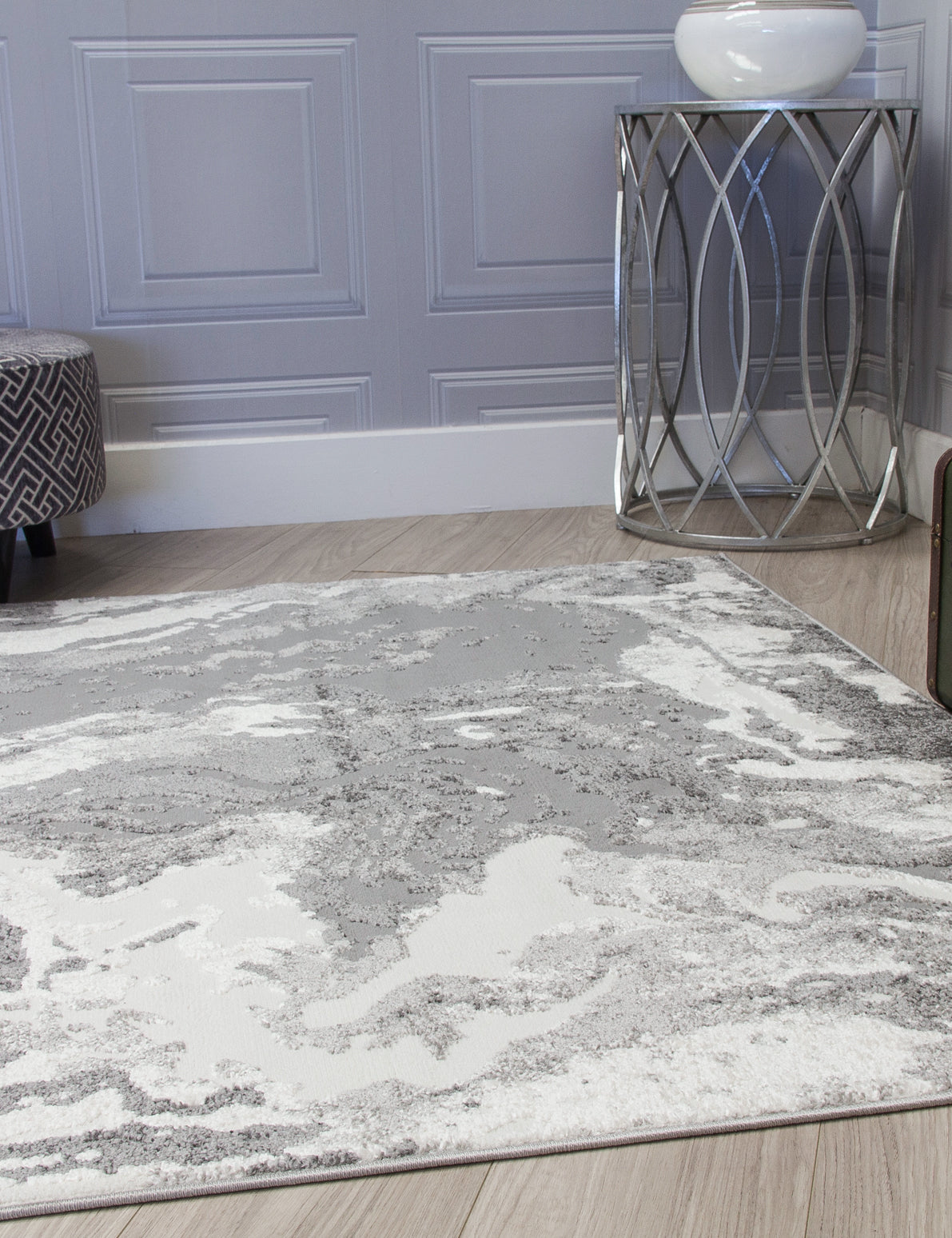 Casino Marble Grey Rugs