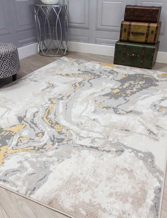 Casino Marble Ochre Rugs