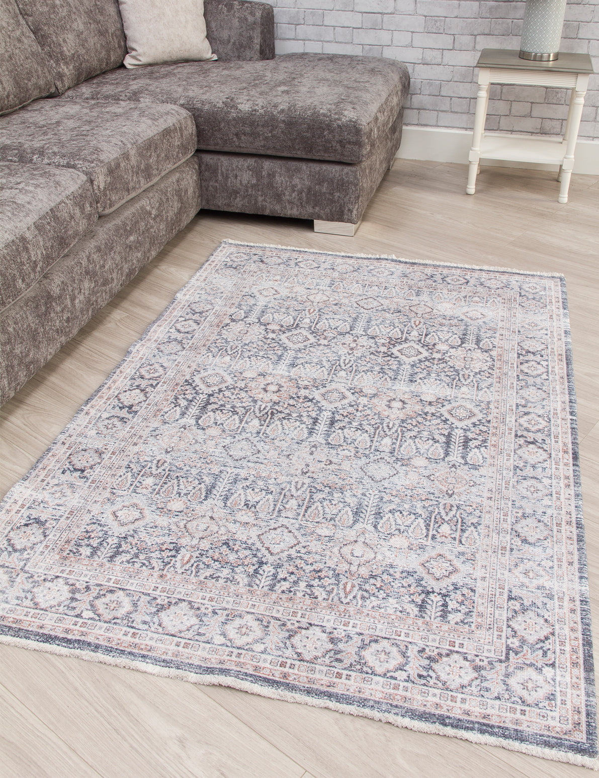 Modena Treviso Grey Rugs – Sheepbridge Sofas & Beds