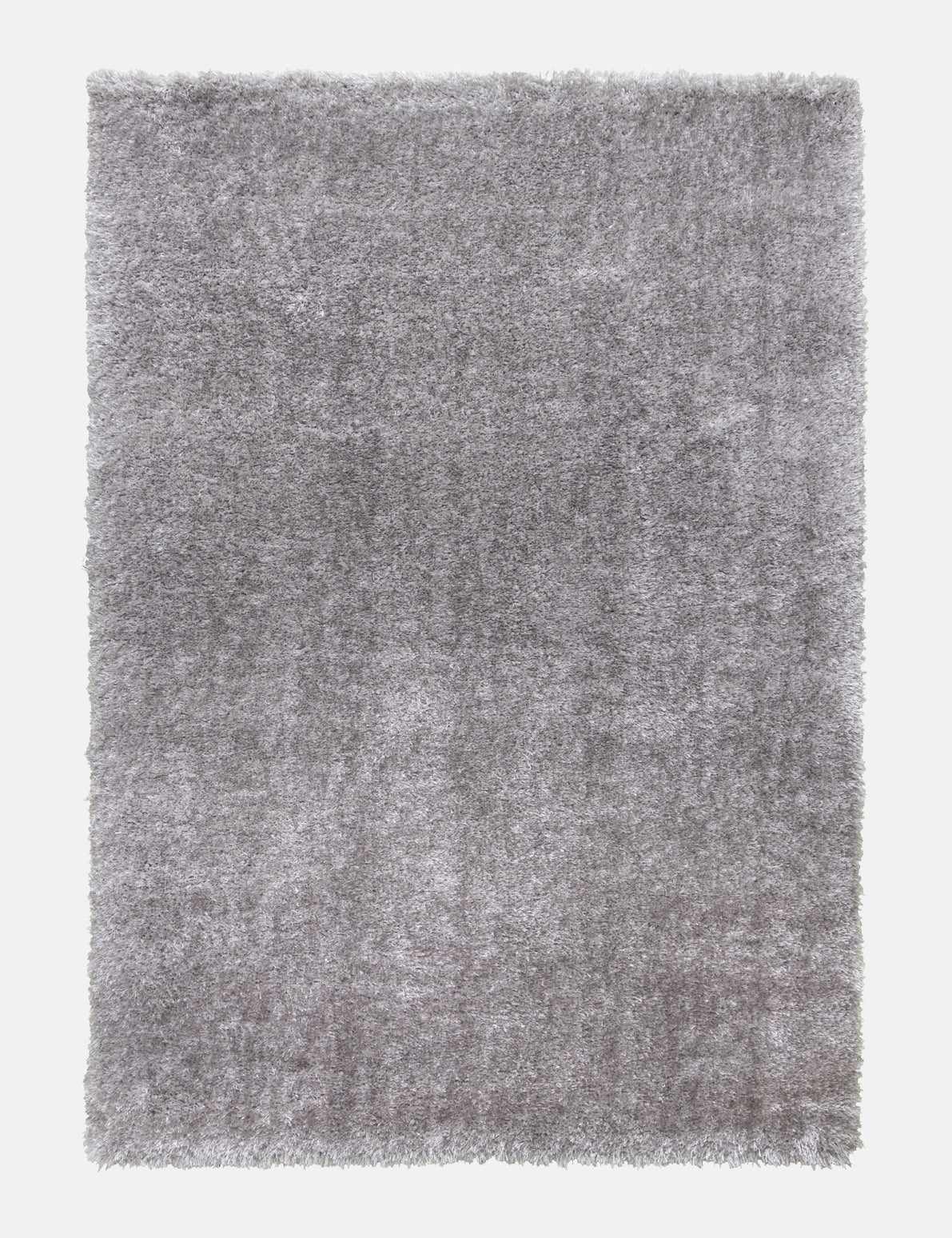 Plush Shaggy Rugs Light Grey