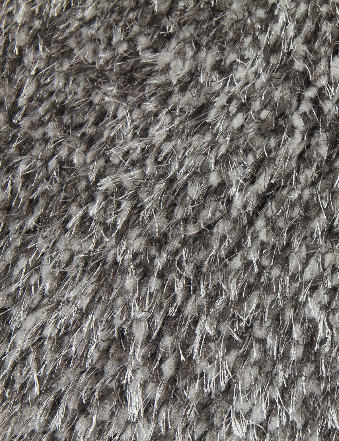 Plush Shaggy Rugs Dark Grey