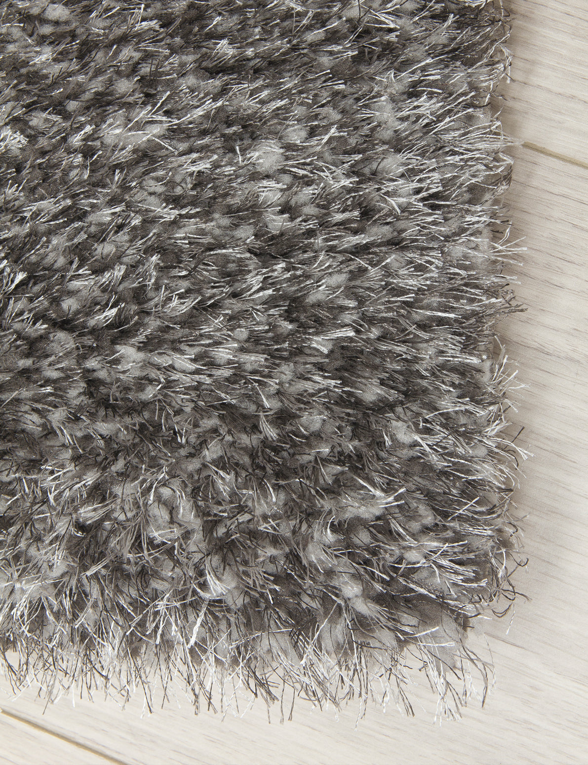 Plush Shaggy Rugs Dark Grey