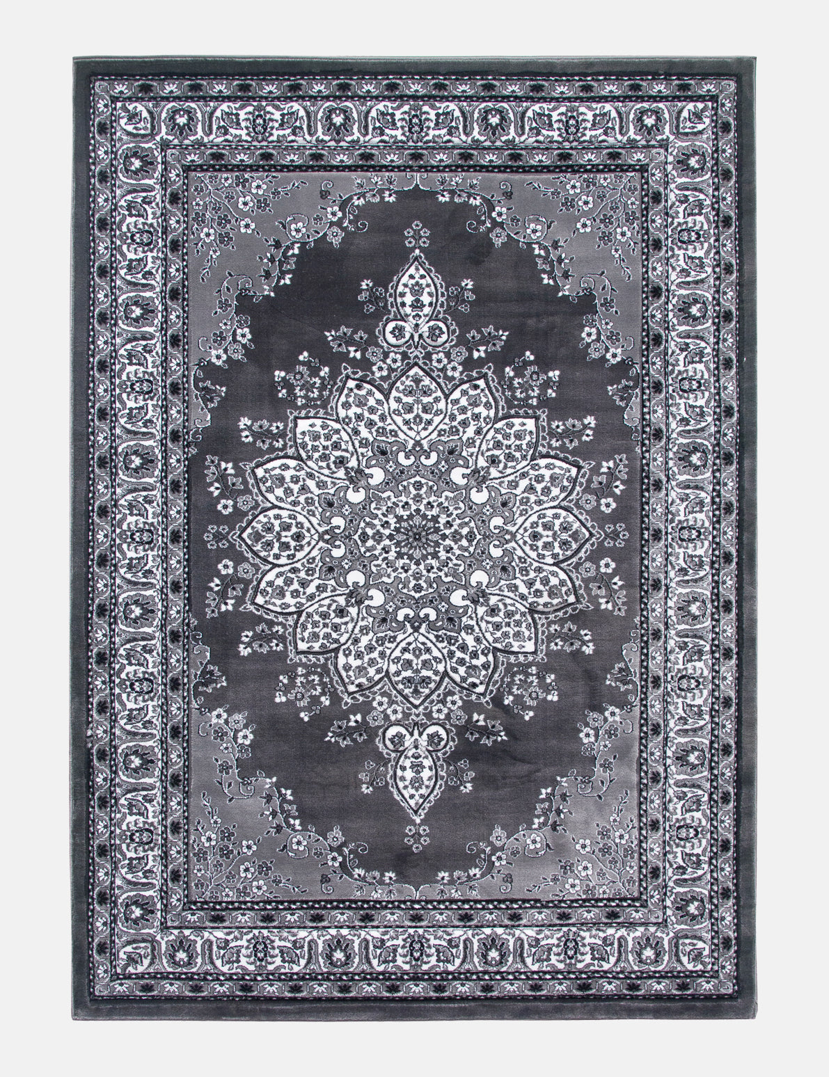 Classique Medallion Grey Rugs