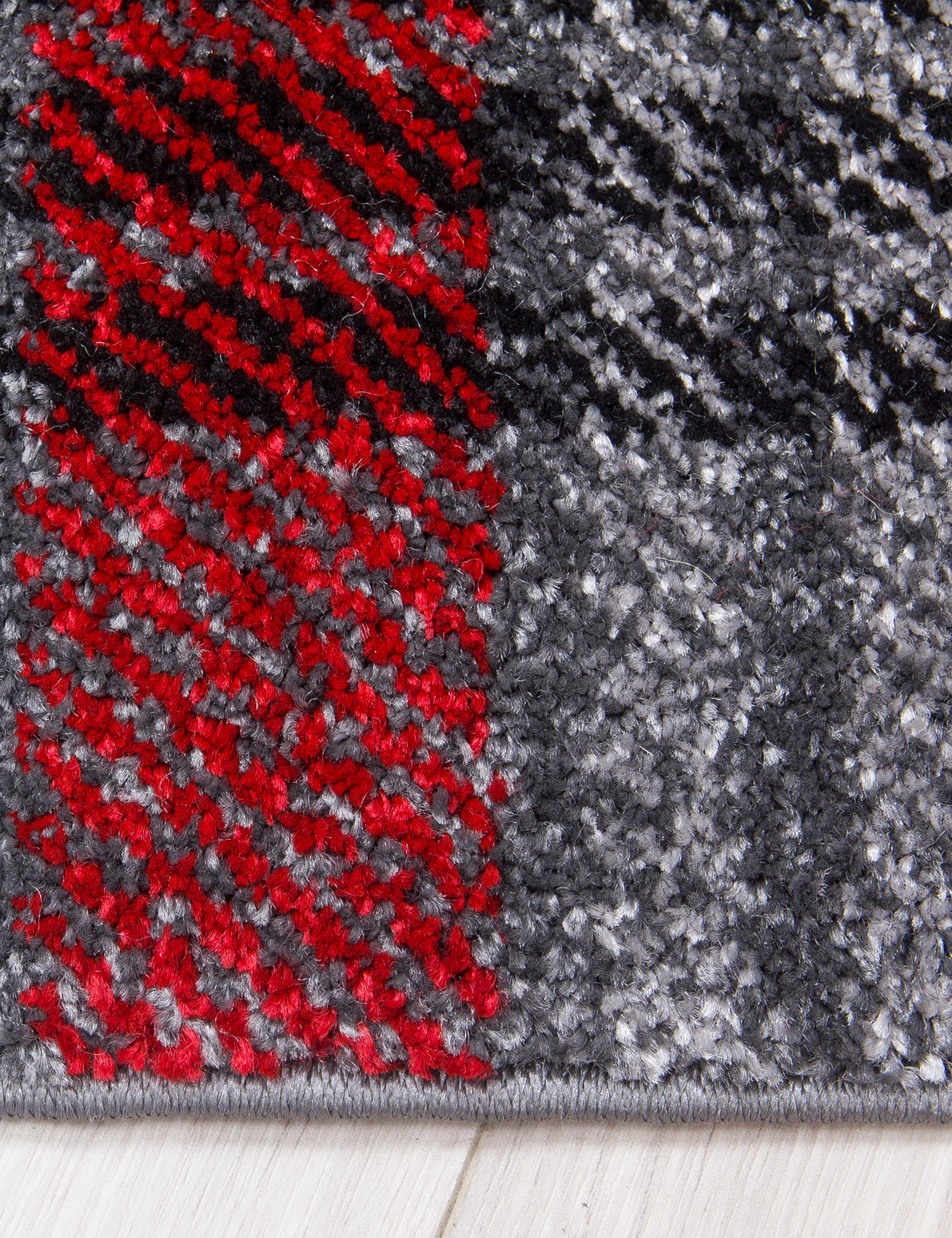 Glendale Grey/Red Tartan Rugs