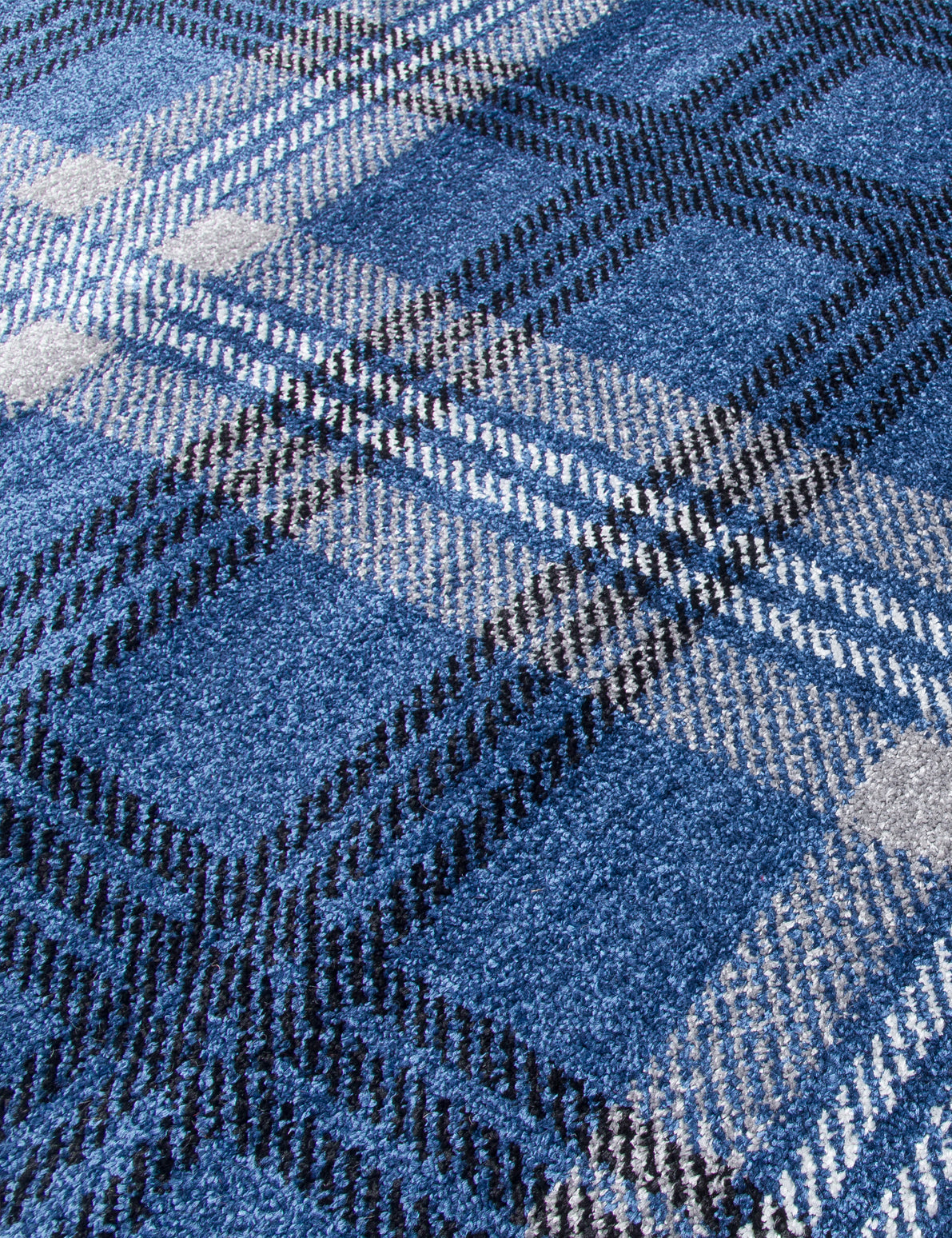 Glendale Grey/Navy Tartan Rugs