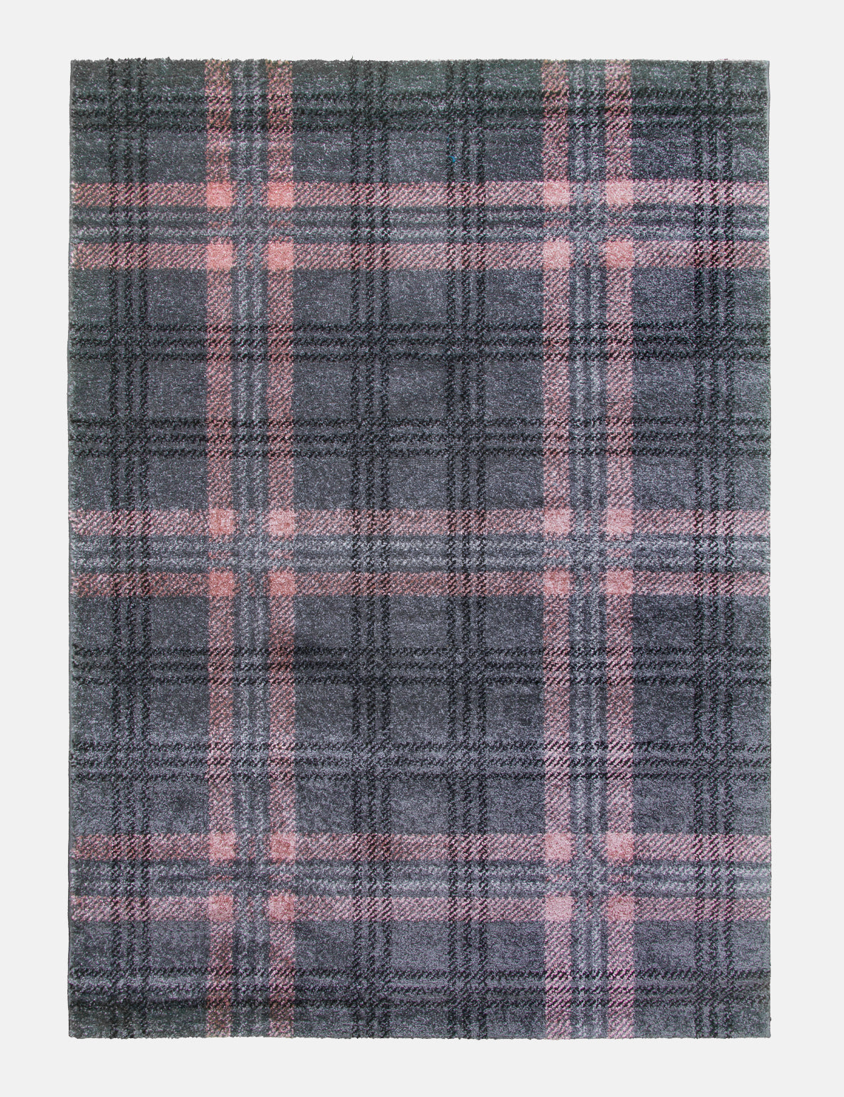 Glendale Grey/Pink Tartan Rugs
