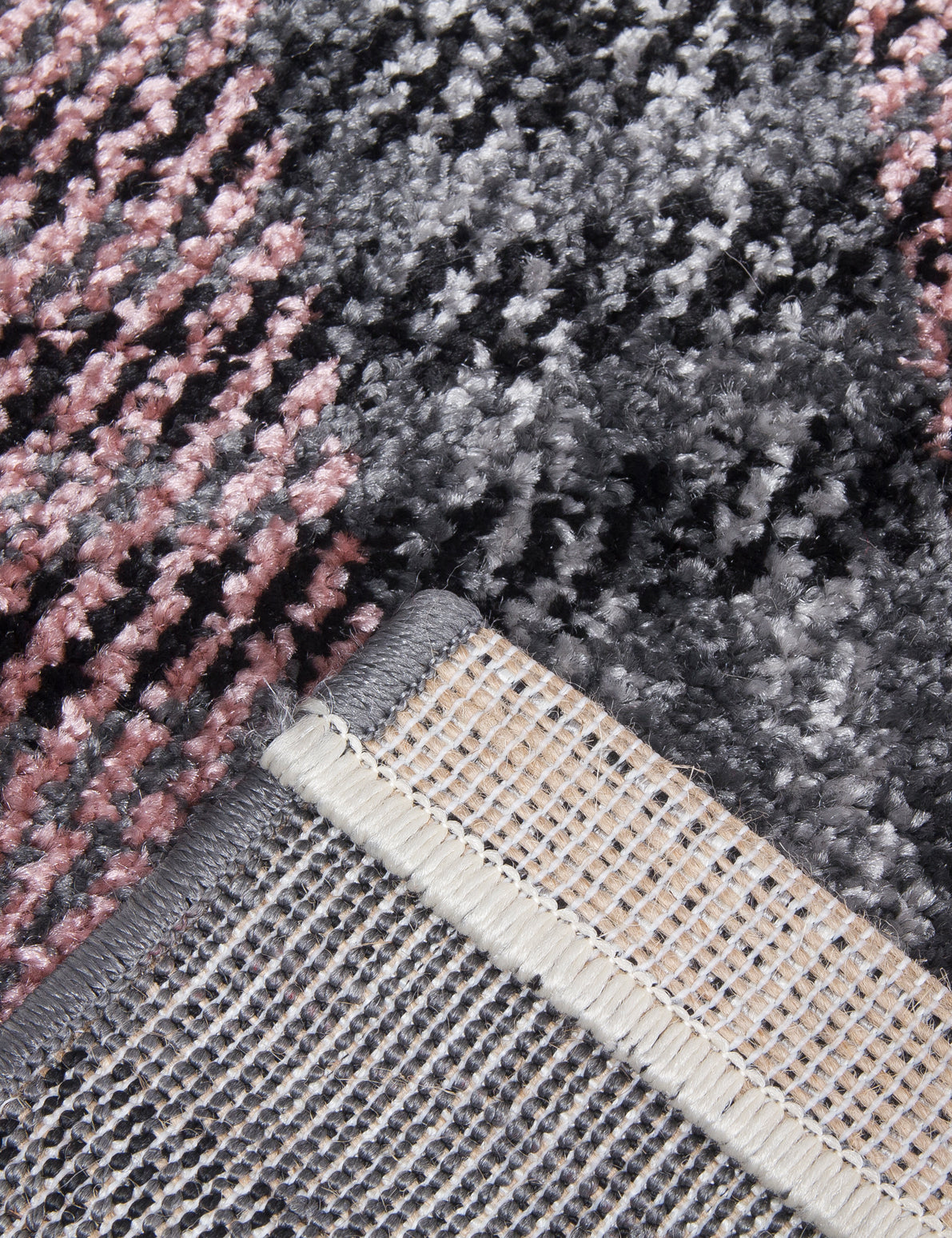 Glendale Grey/Pink Tartan Rugs
