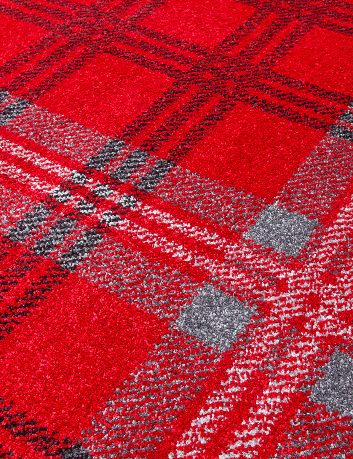 Glendale Red/Grey Tartan Rugs