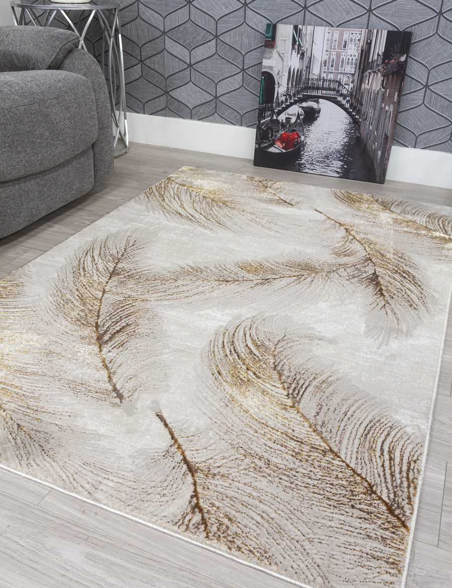 Boutique Plumes Ochre Rugs