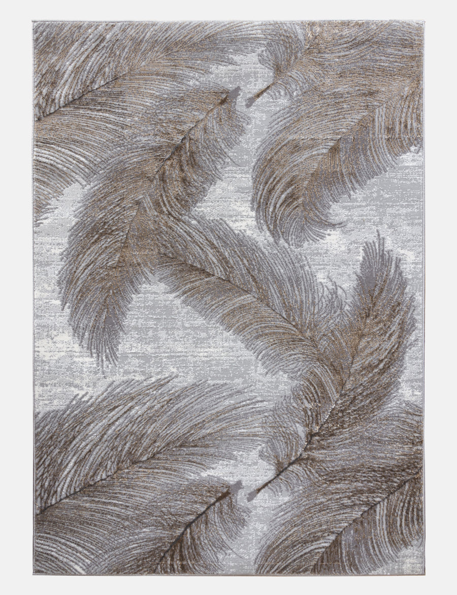 Boutique Plumes Grey Rugs