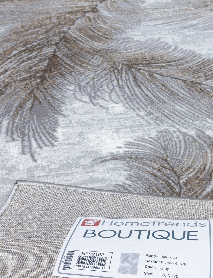 Boutique Plumes Grey Rugs