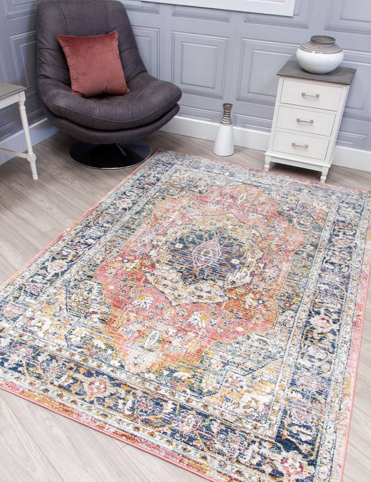 Boho Medallion Pink Rugs