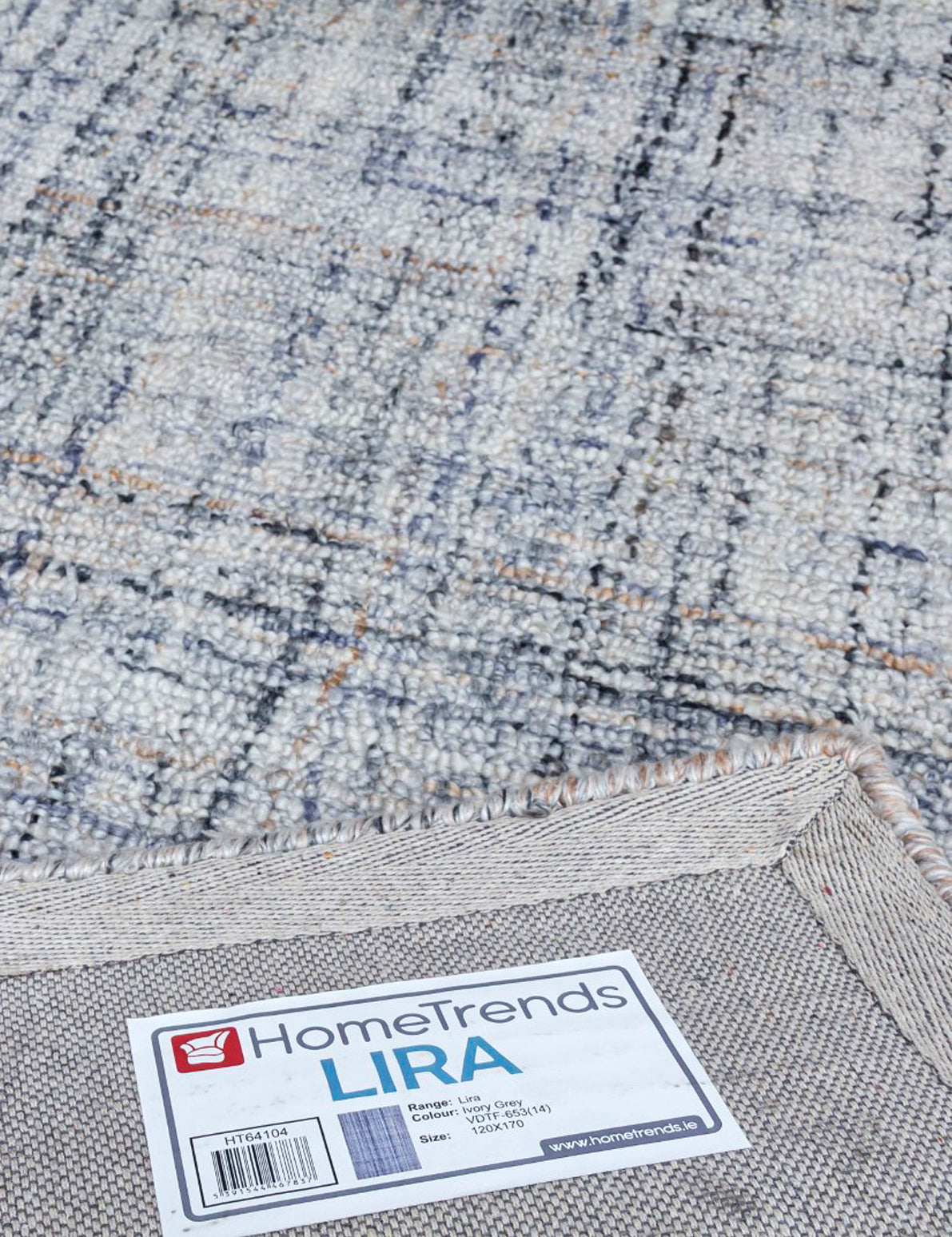 Lira Ivory Grey Rugs