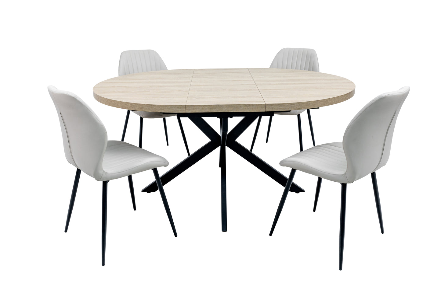 Willow 1.2m Light Oak Round Dining Table