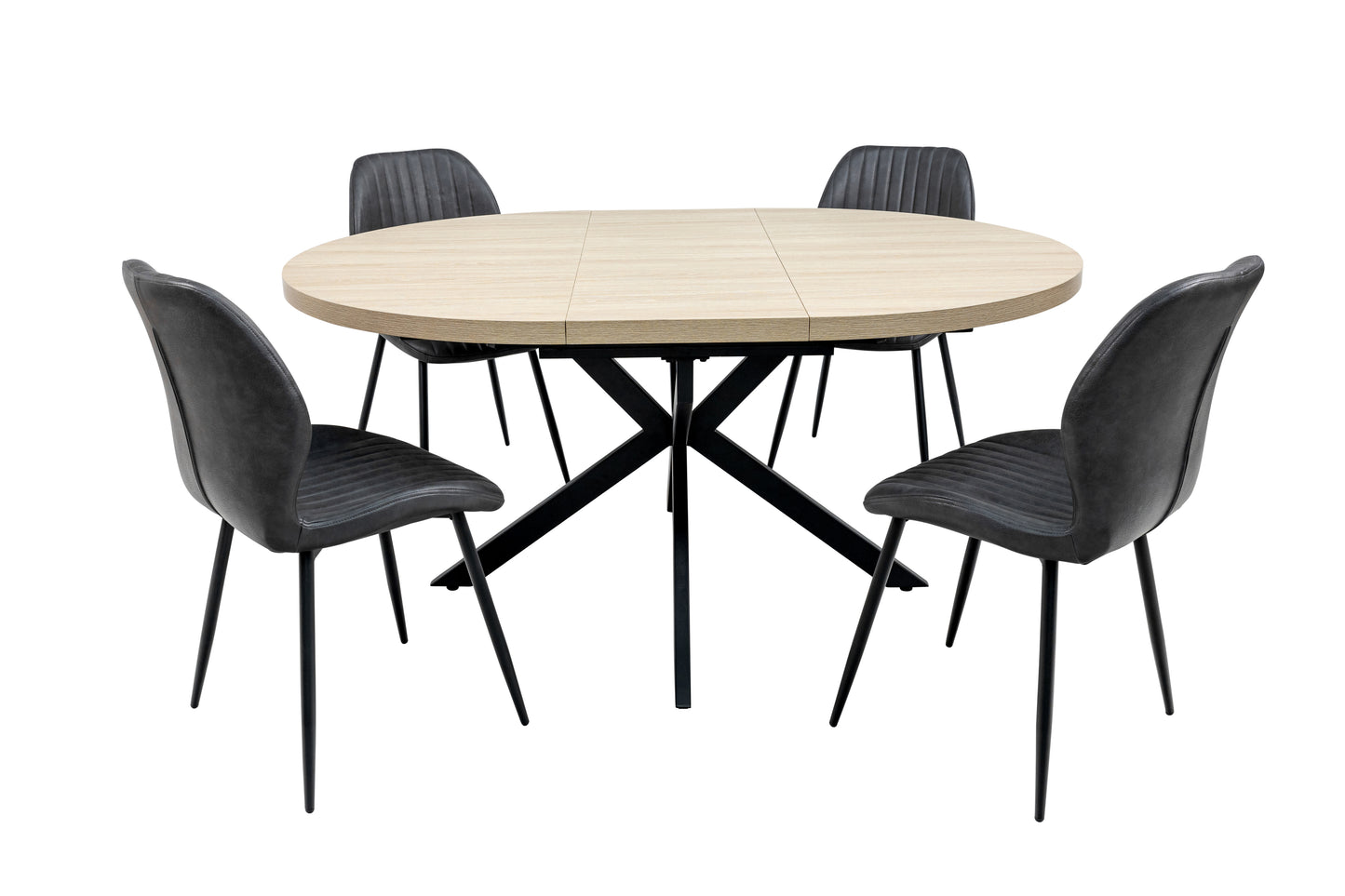 Willow 1.2m Light Oak Round Dining Table