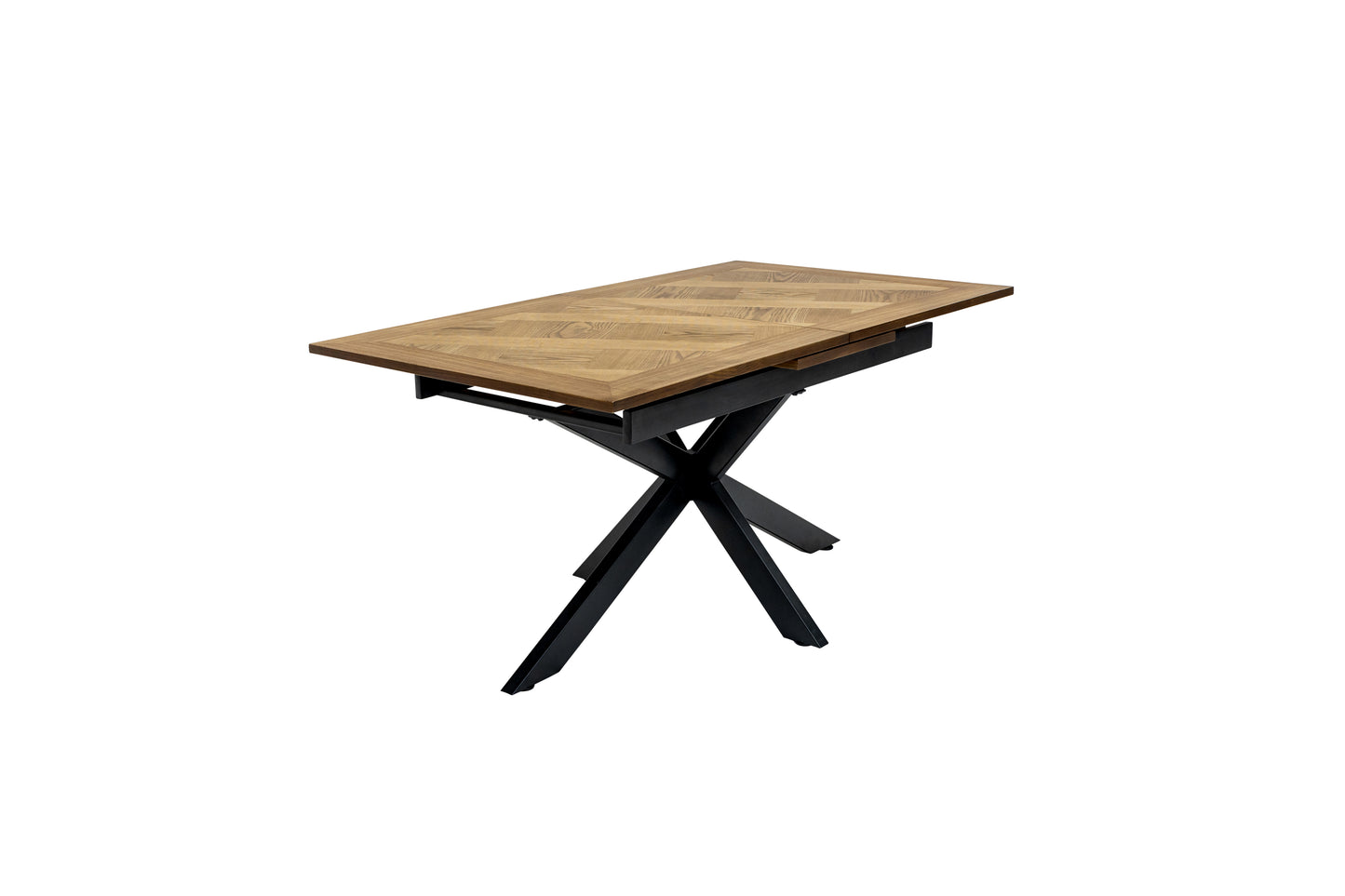 Oakley 1.6m Extending (+40cm) Oak Veneer Dining Table