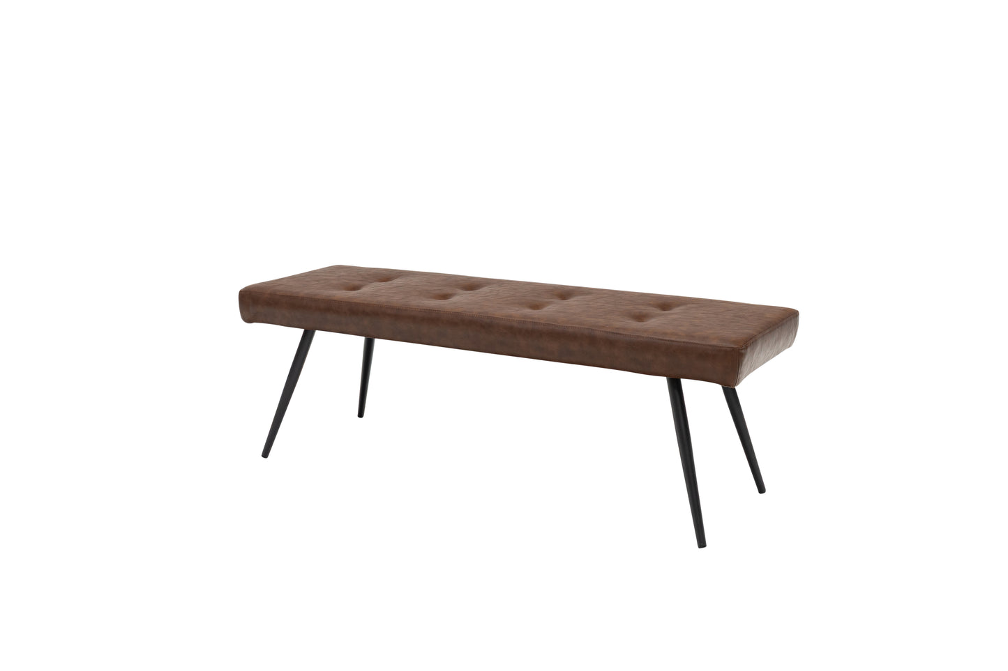 Cambridge Tan Faux Leather 1.35m Bench