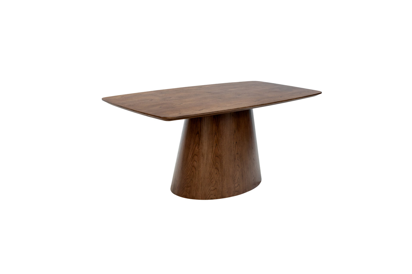 Richmond 1.8m Chestnut Oak Veneer Dining Table Set + 6x Gilford Natural Yarn Dining Chairs