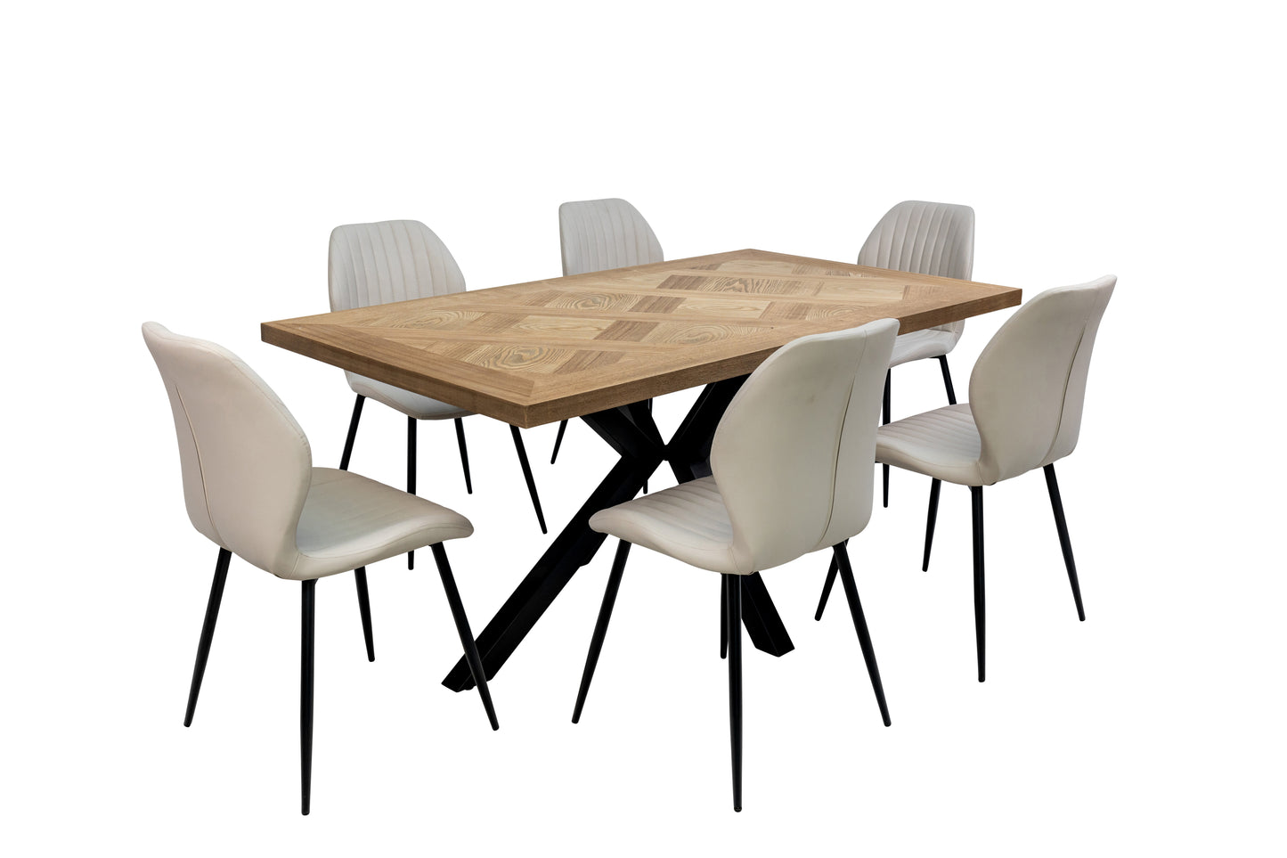 Montro 1.6 Oak Veneer Dining Table