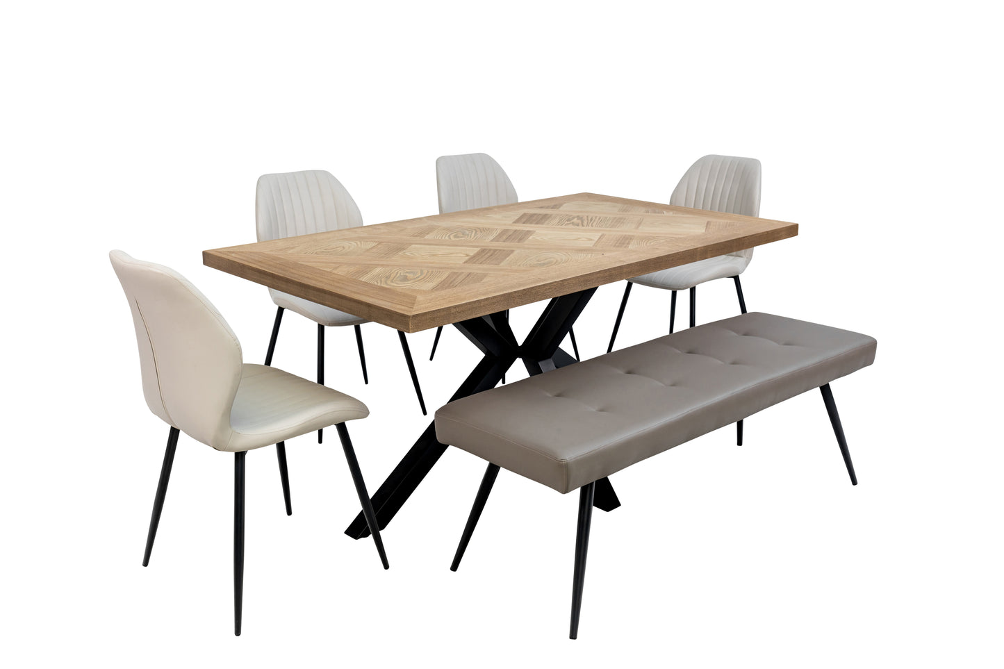Montro 1.6 Oak Veneer Dining Table