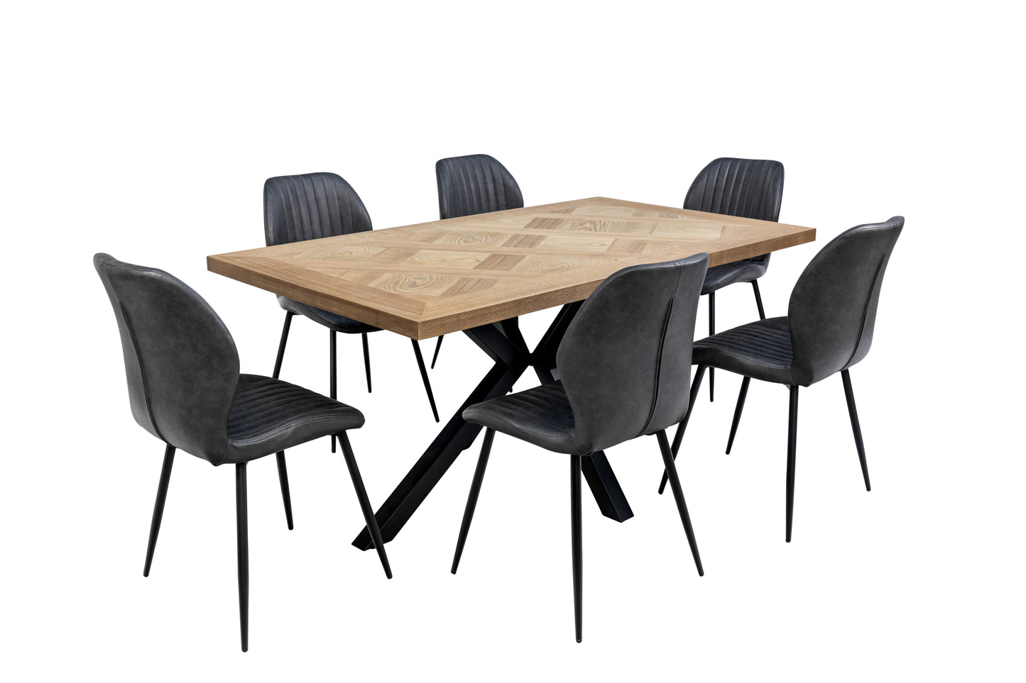 Montro 1.6 Oak Veneer Dining Table