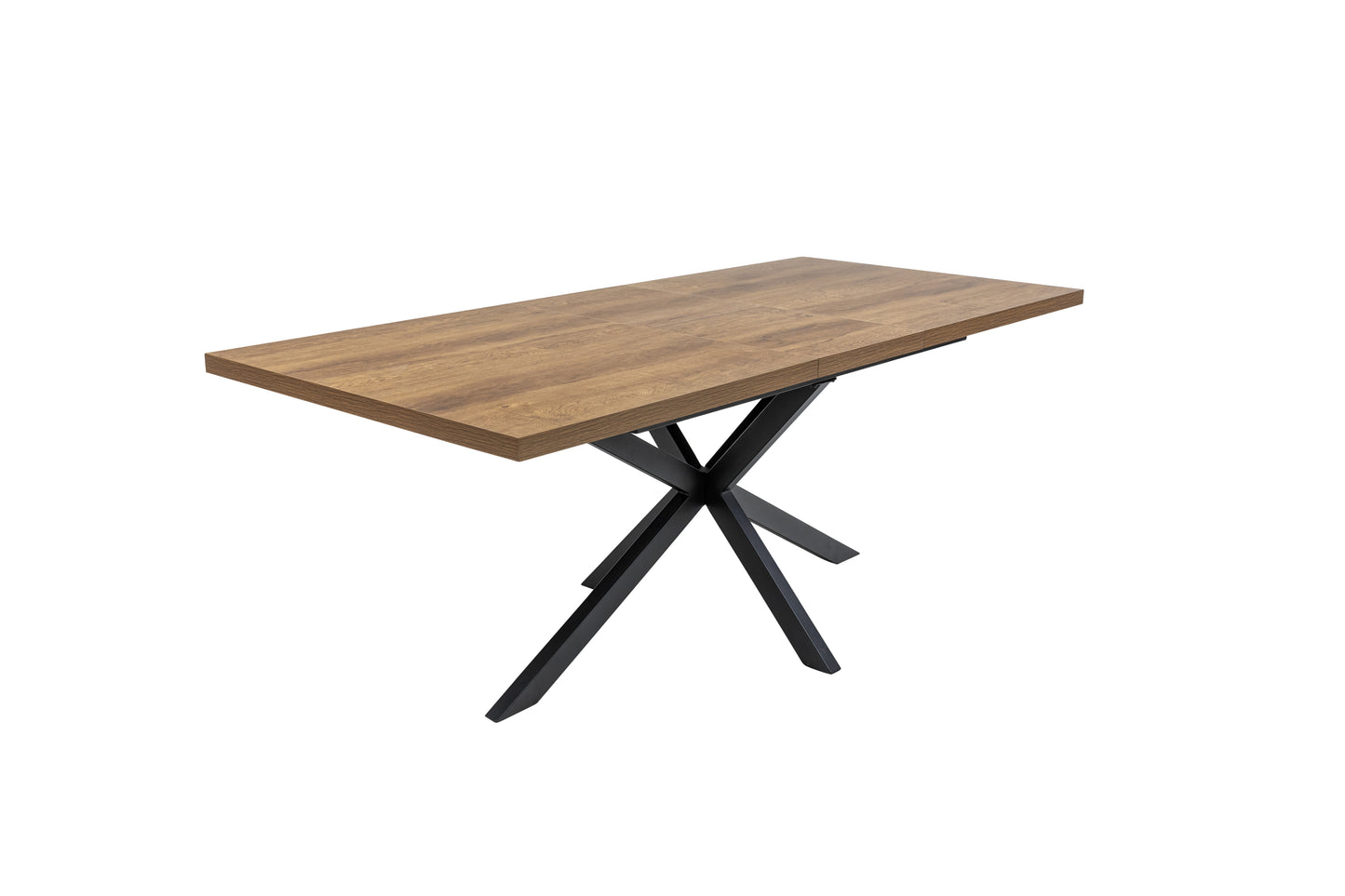 Ashbourne 1.6m Extending (+40cm) Dark Oak Dining Table Set + Ashton Dining Chairs
