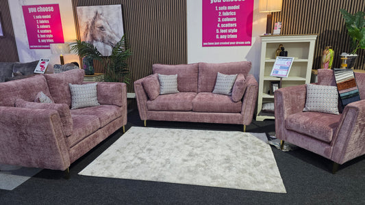Cairo Fabric 4 Seater Sofa