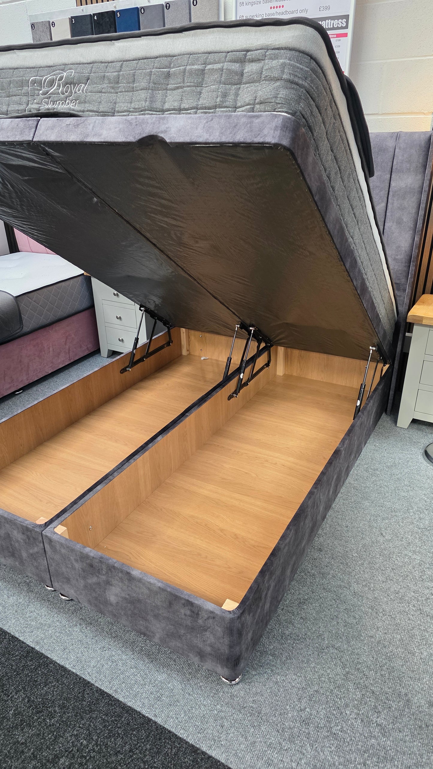 Grande Gas Lift Storage Beds