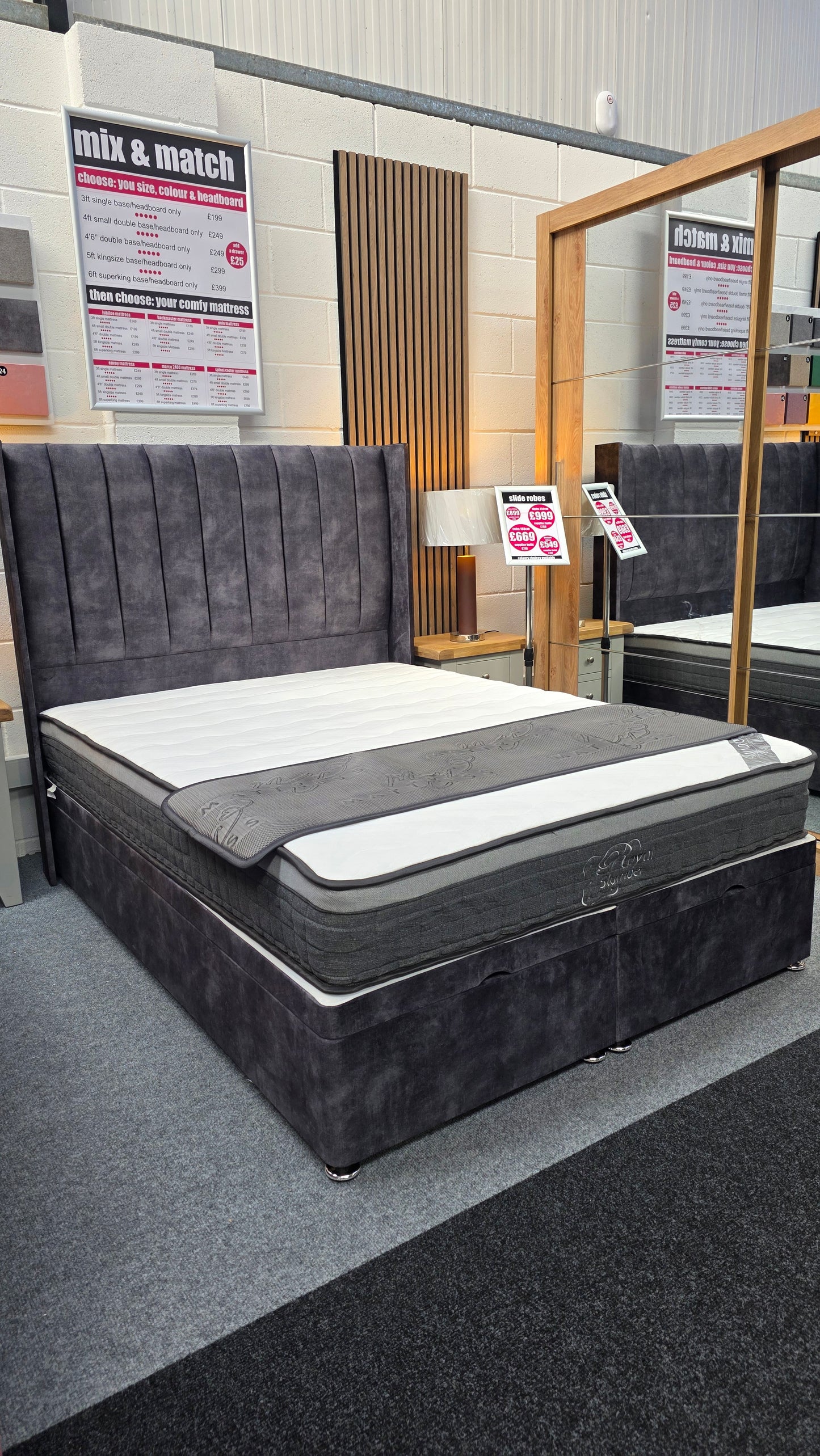 Grande Gas Lift Storage Beds