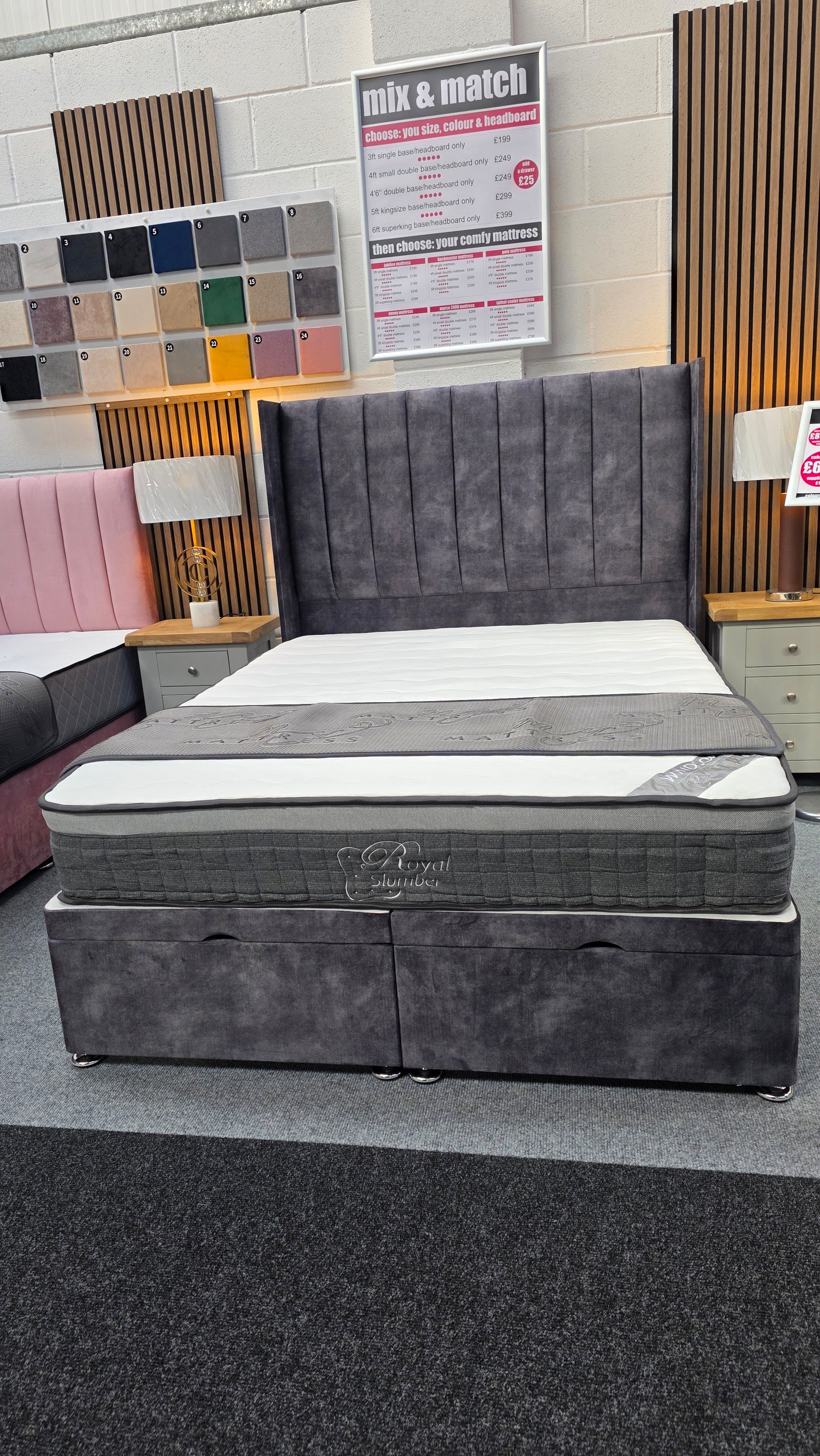 Grande Gas Lift Storage Beds