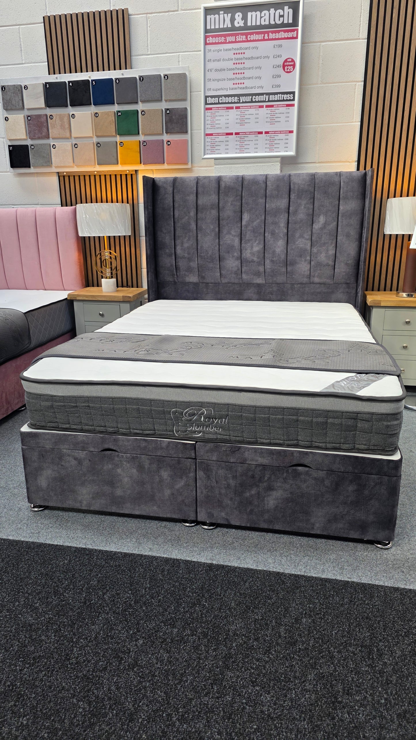Grande Gas Lift Storage Beds