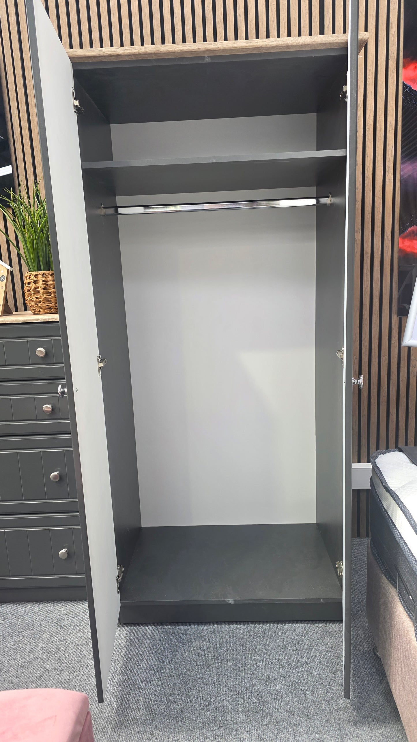Millwood Two Door with 2 Drawers Wardrobe - Choose Your Colours