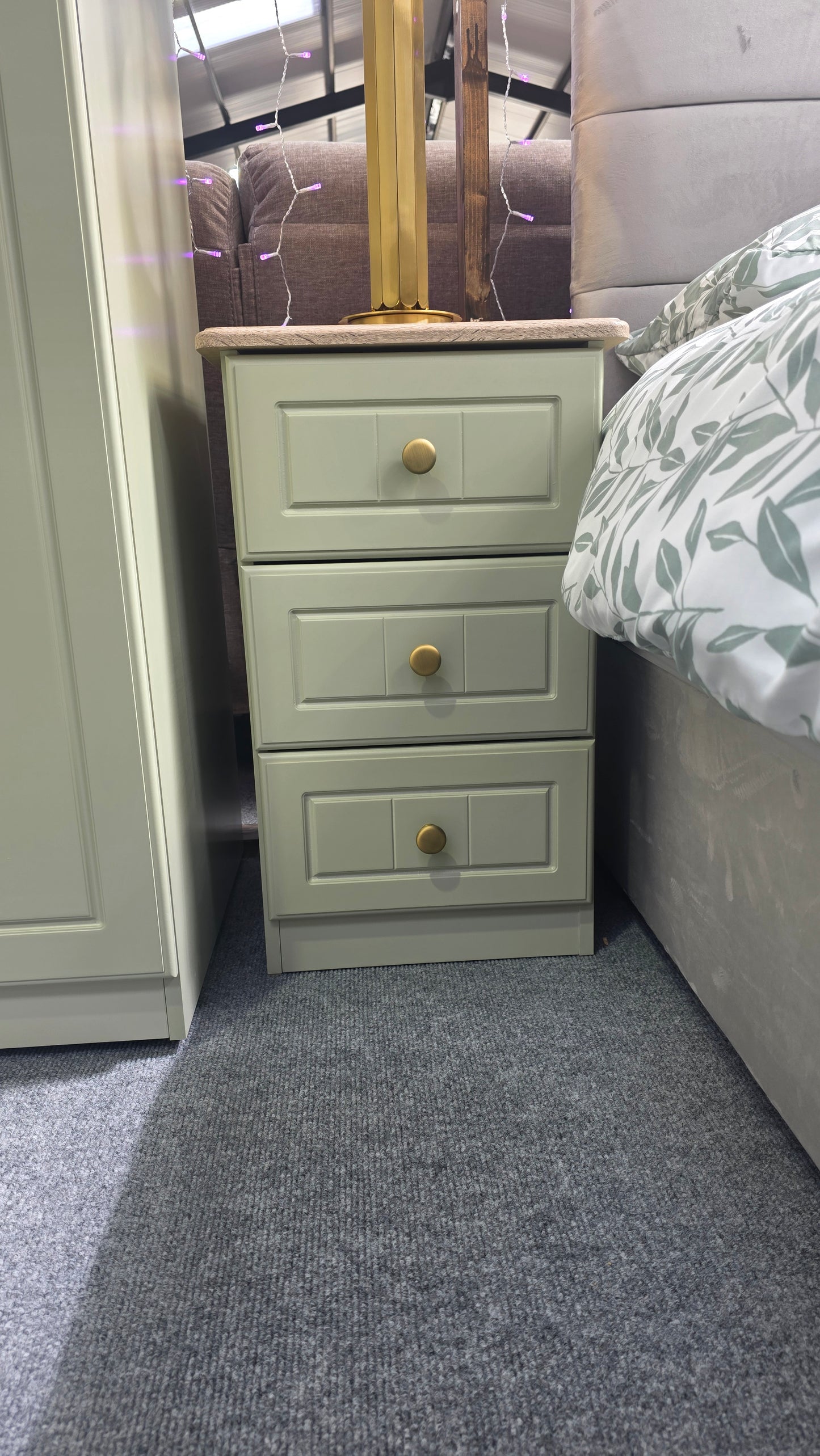 Millwood 3 Drawer Bedside Locker - Choose Your Colours