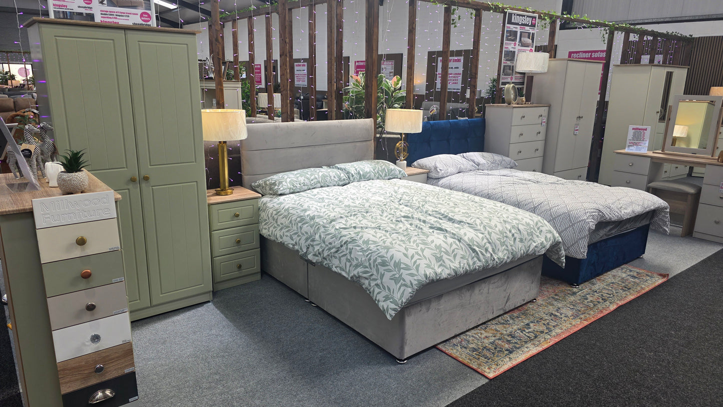 Millwood 3 Drawer Bedside Locker - Choose Your Colours