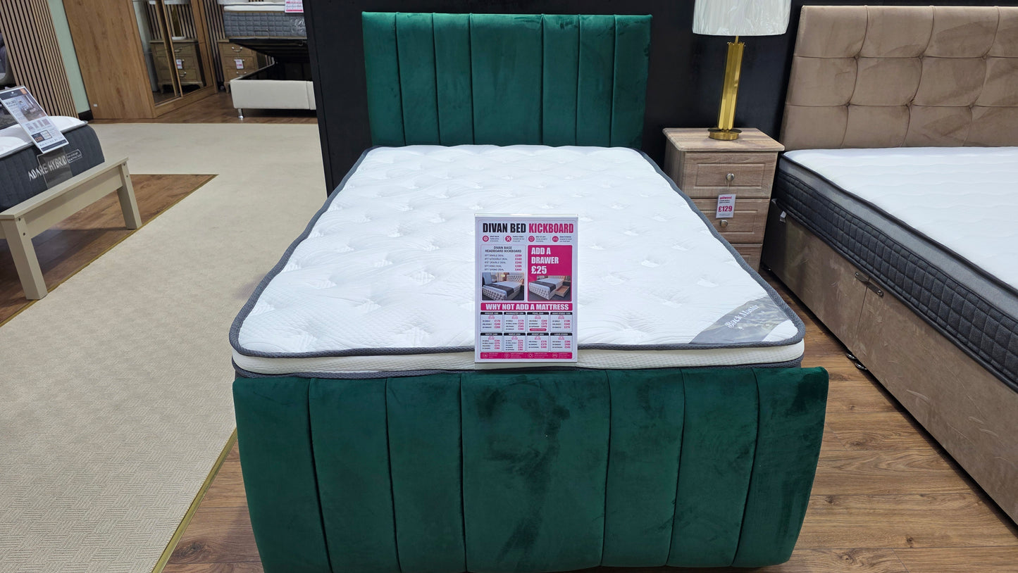 Divan Bed With Kickboard & London Headboard