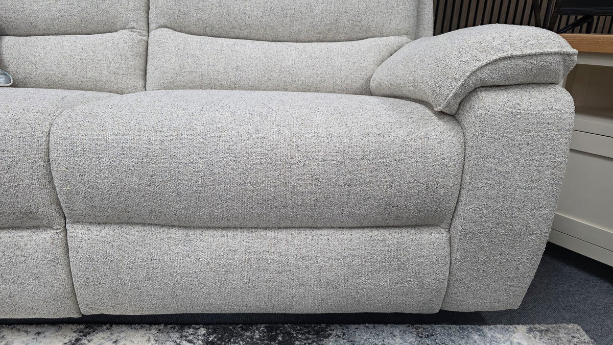 Girona Power Reclining Sofas - Cream Fabric