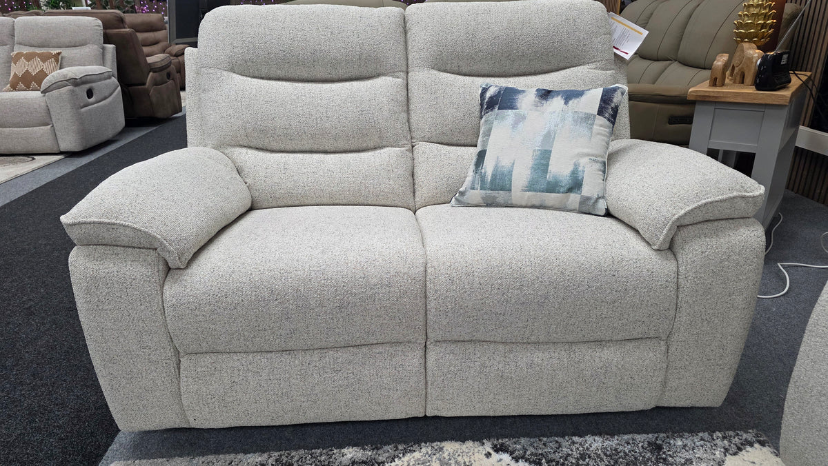 Girona Power Reclining Sofas - Cream Fabric
