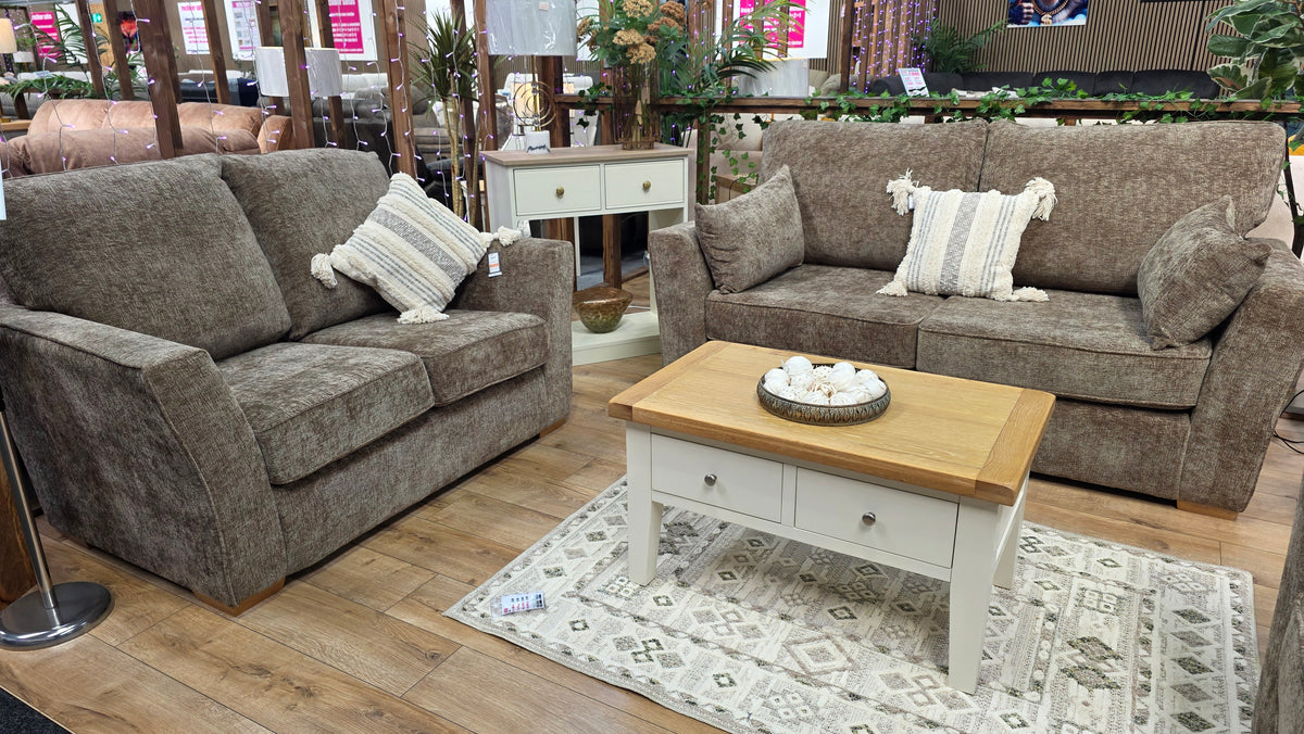 Regency Fabric 3+2+1 Seater Sofa - Handmade Locally