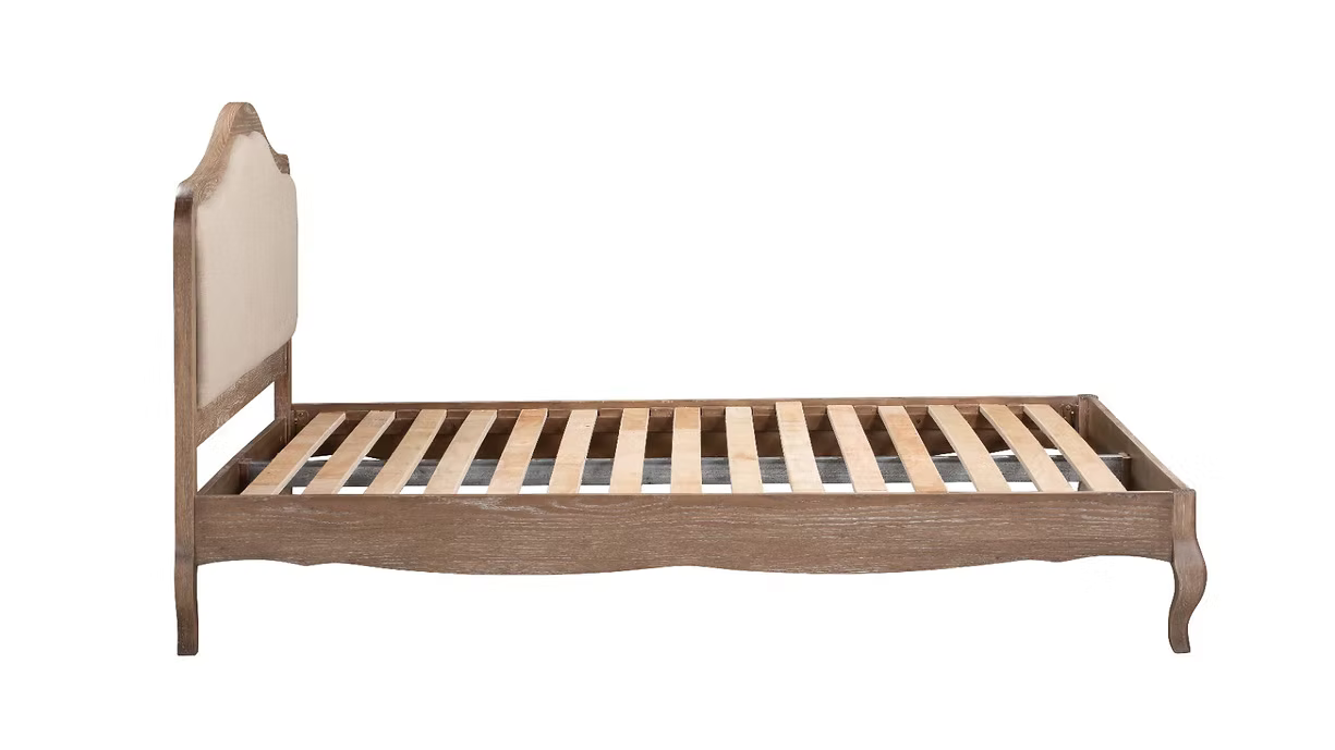Phillipe Upholstered Oak Bedframe
