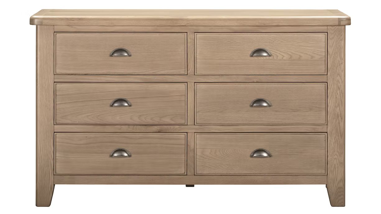 Aylesbury Oak 6 Drawer Chest