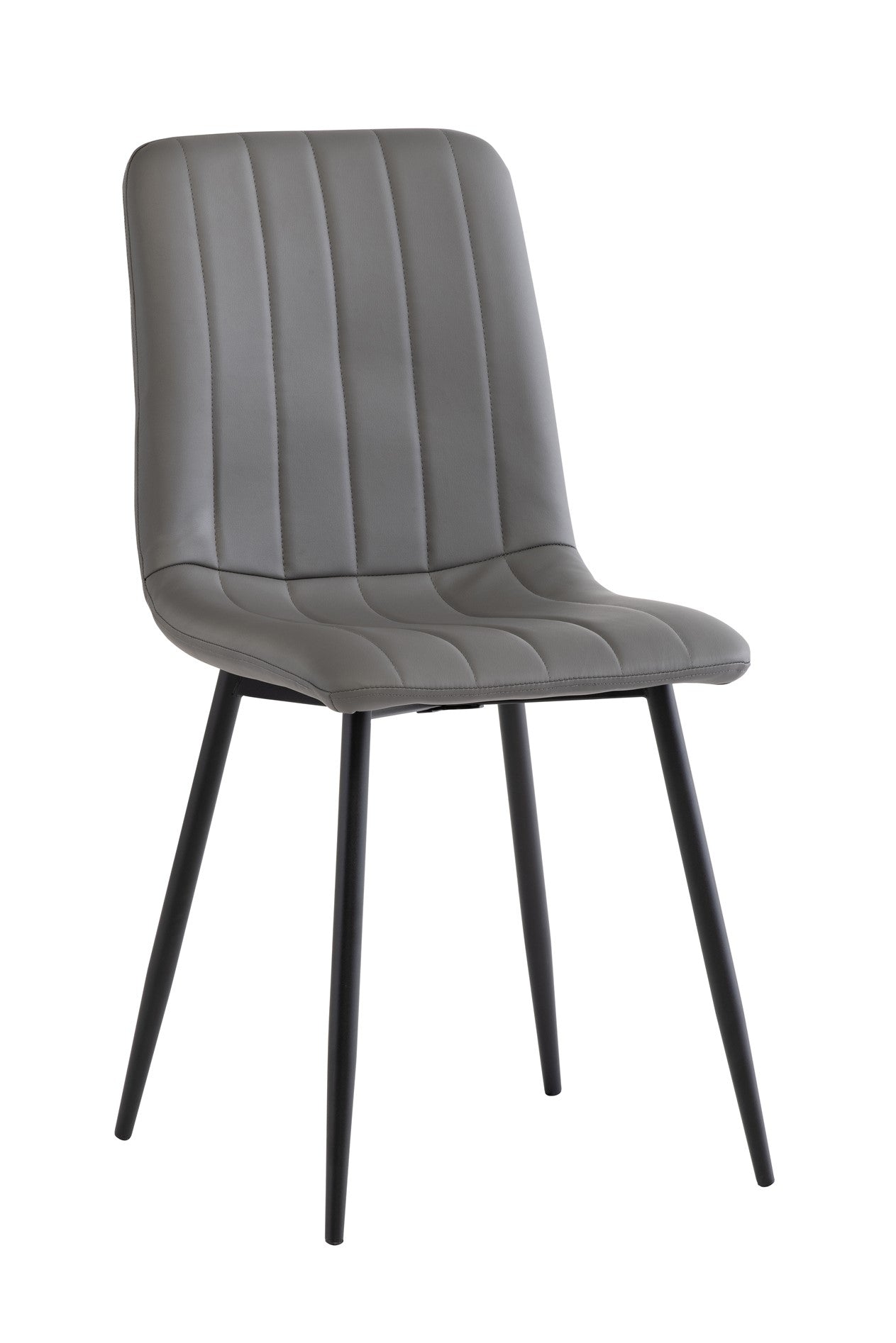 Harper Grey Faux Leather Dining Chair