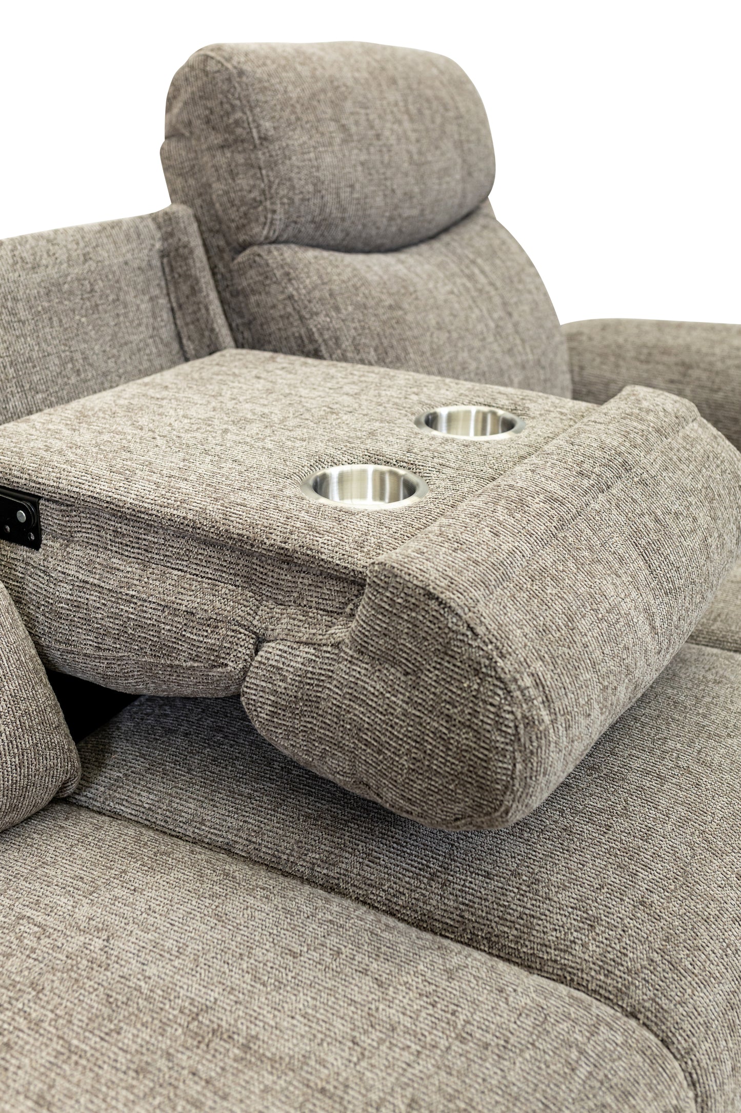 Finley Pebble Fabric Recliner Sofas