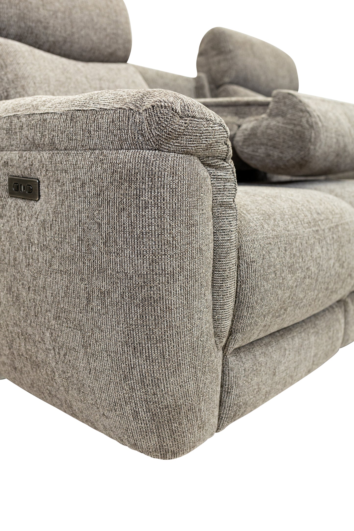 Finley Pebble Fabric Recliner Sofas