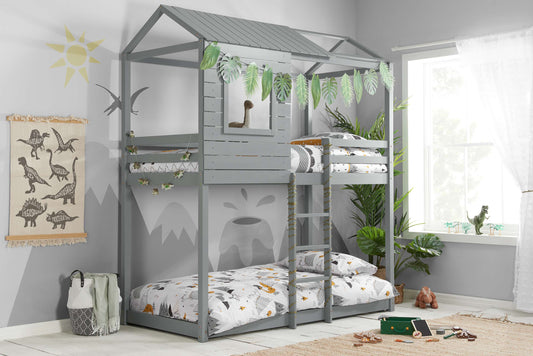 Adventure Grey Kids Bunk Bed
